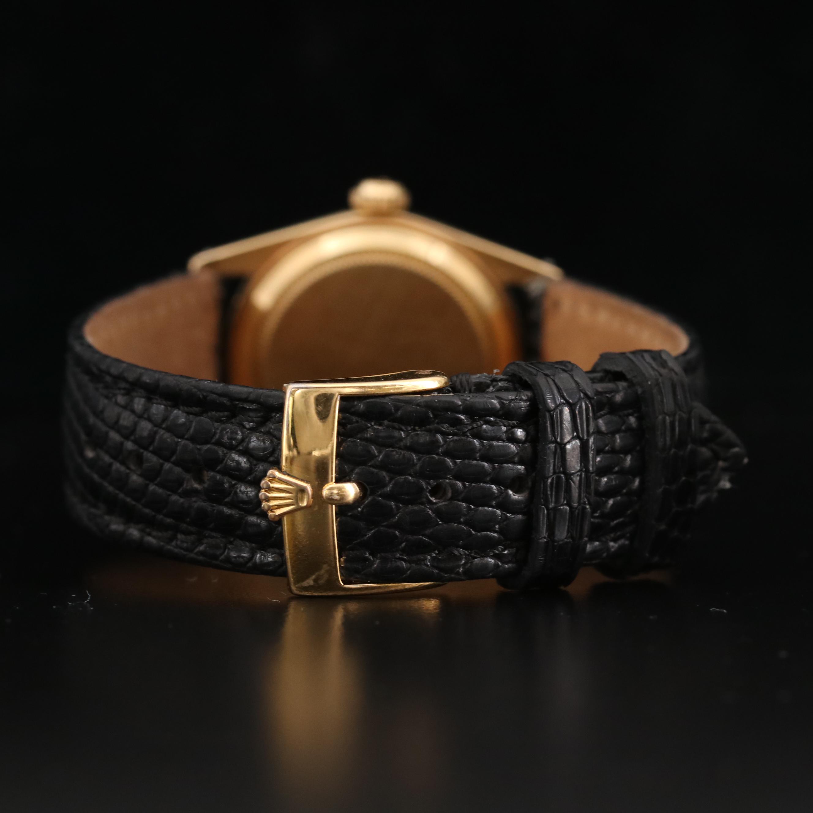 Rolex Date Mid-Size 18K Gold Automatic Watch, 1964