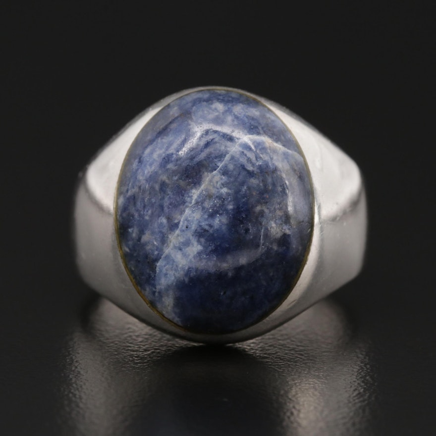 Sterling Silver Sodalite Ring