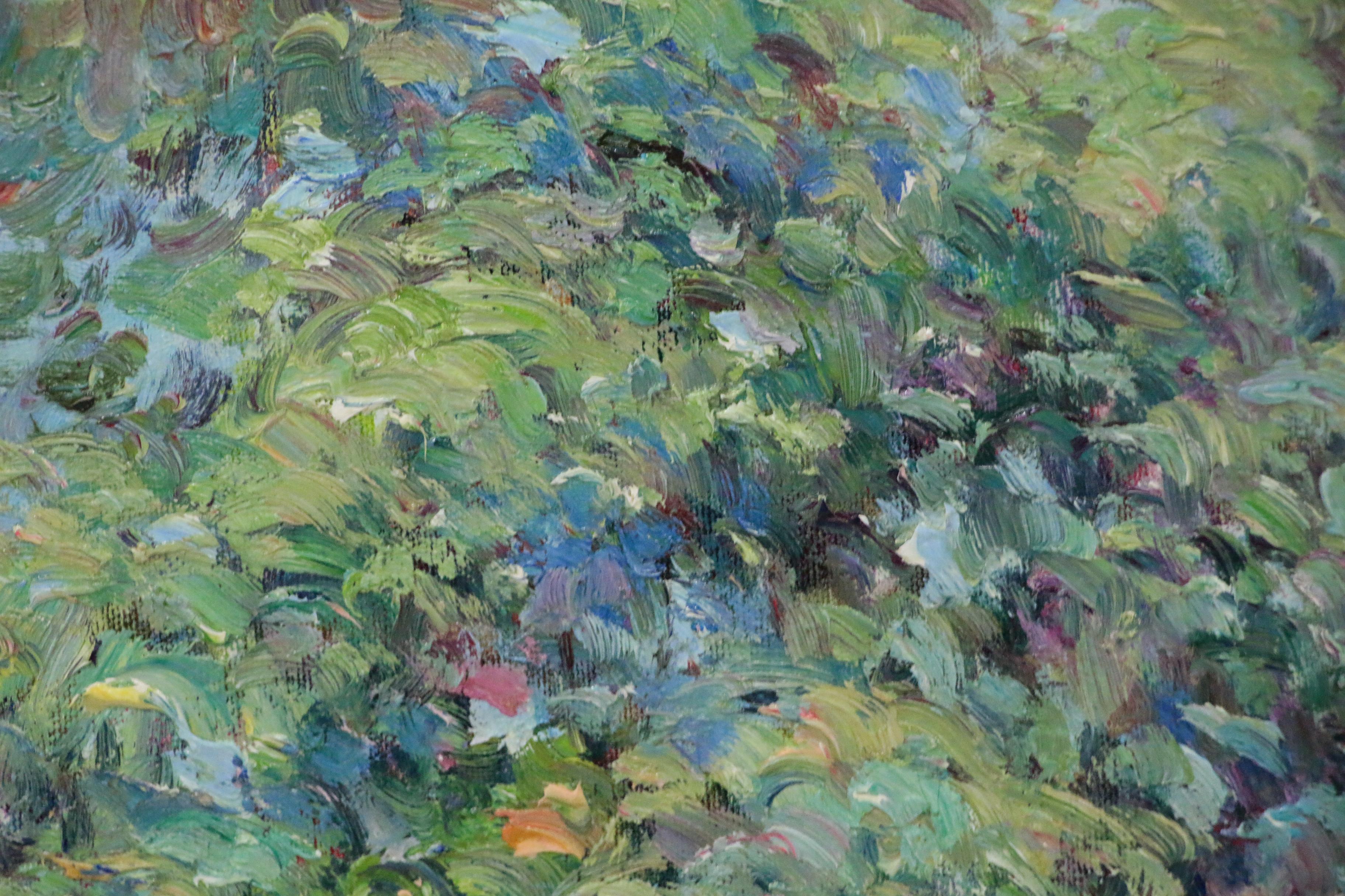 John Clymer Oil Painting after Gustave Loiseau "Farmhouse in Vaudreuil"