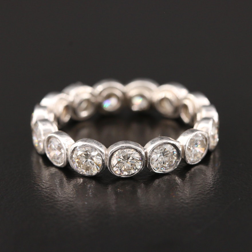 Platinum 3.45 CTW Diamond Eternity Band