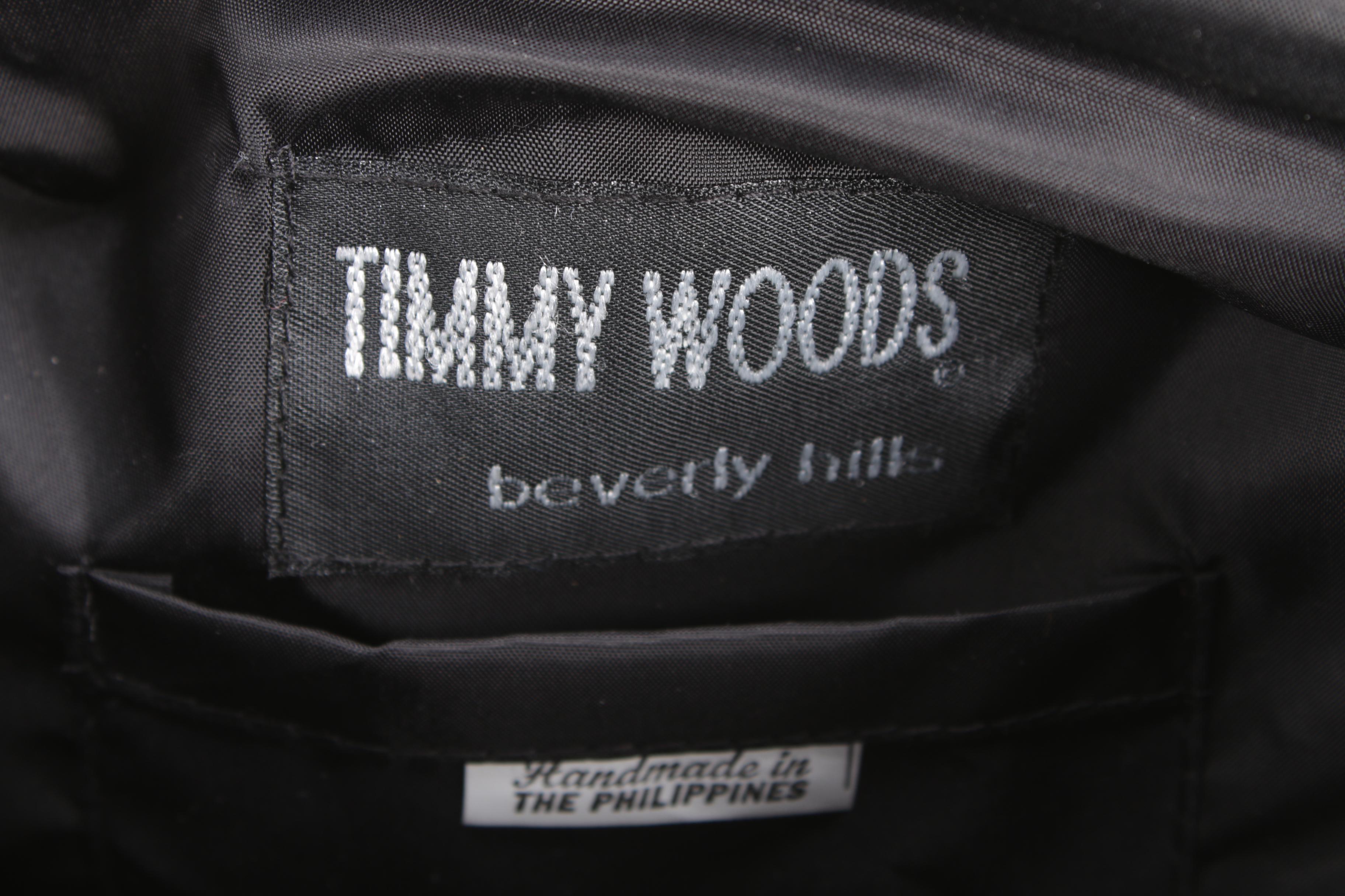Timmy Woods of Beverly Hills Signed Limited Edition Leopard Acacia Handbag