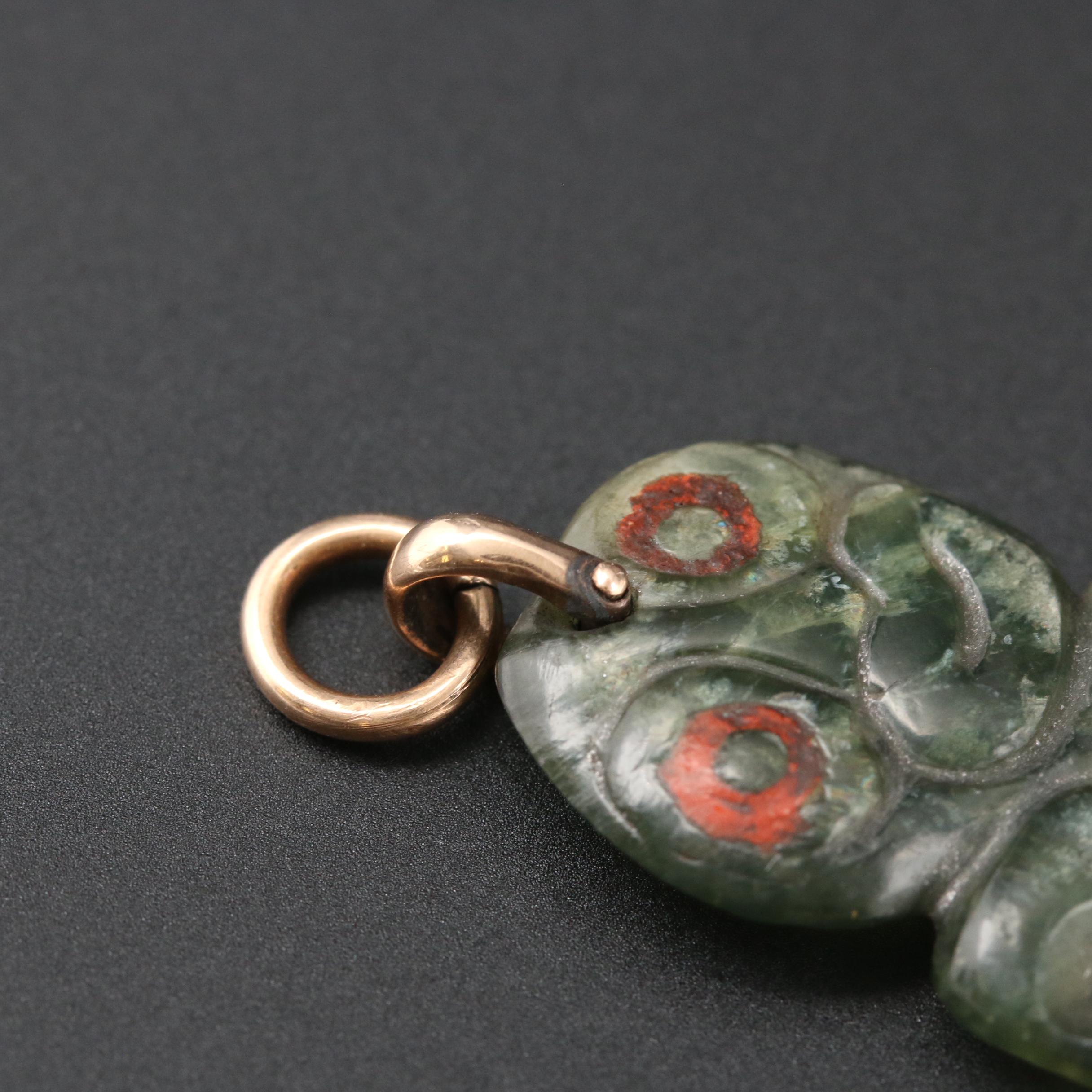 Antique Maori Pounamu Tiki Pendant, 19th Century