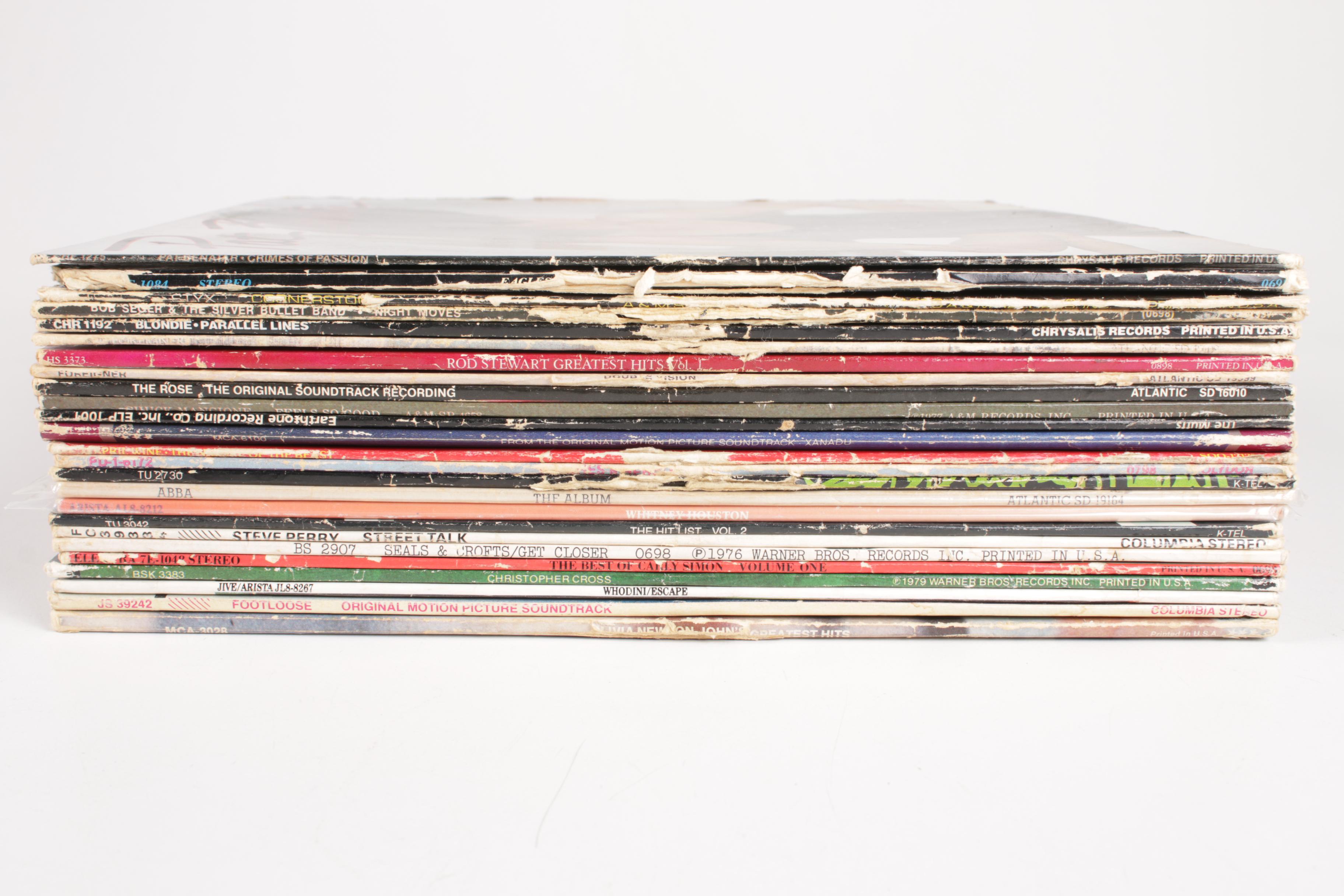 AC/DC, Genesis, Stevie Nicks and 70s and 80s Vinyl Record Albums