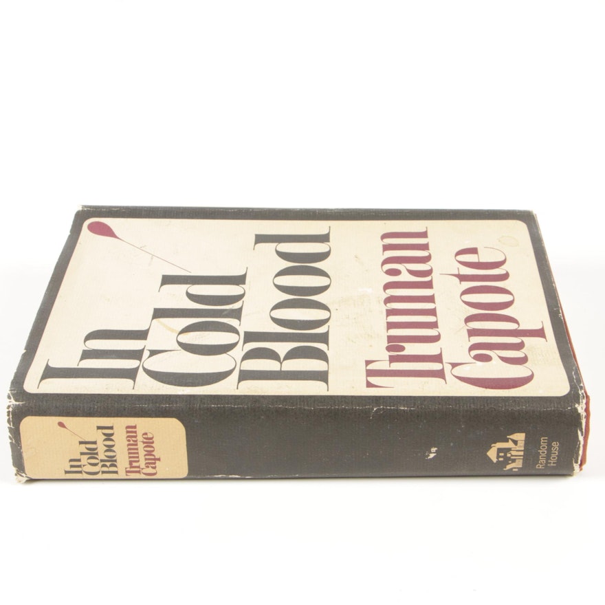 First Trade Edition "In Cold Blood" by Truman Capote with Dust Jacket, 1966