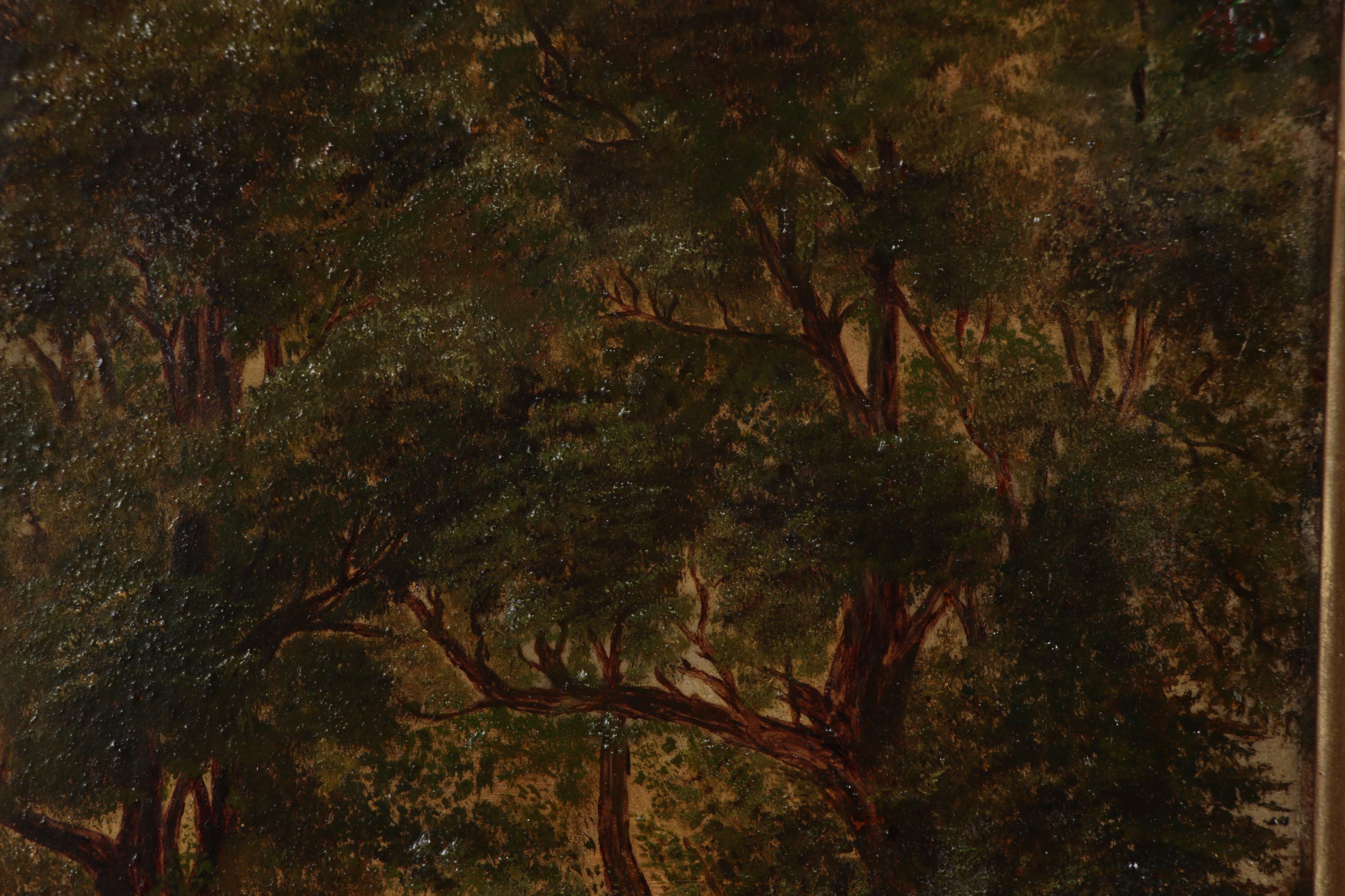 John Zang Riverscape Oil Painting