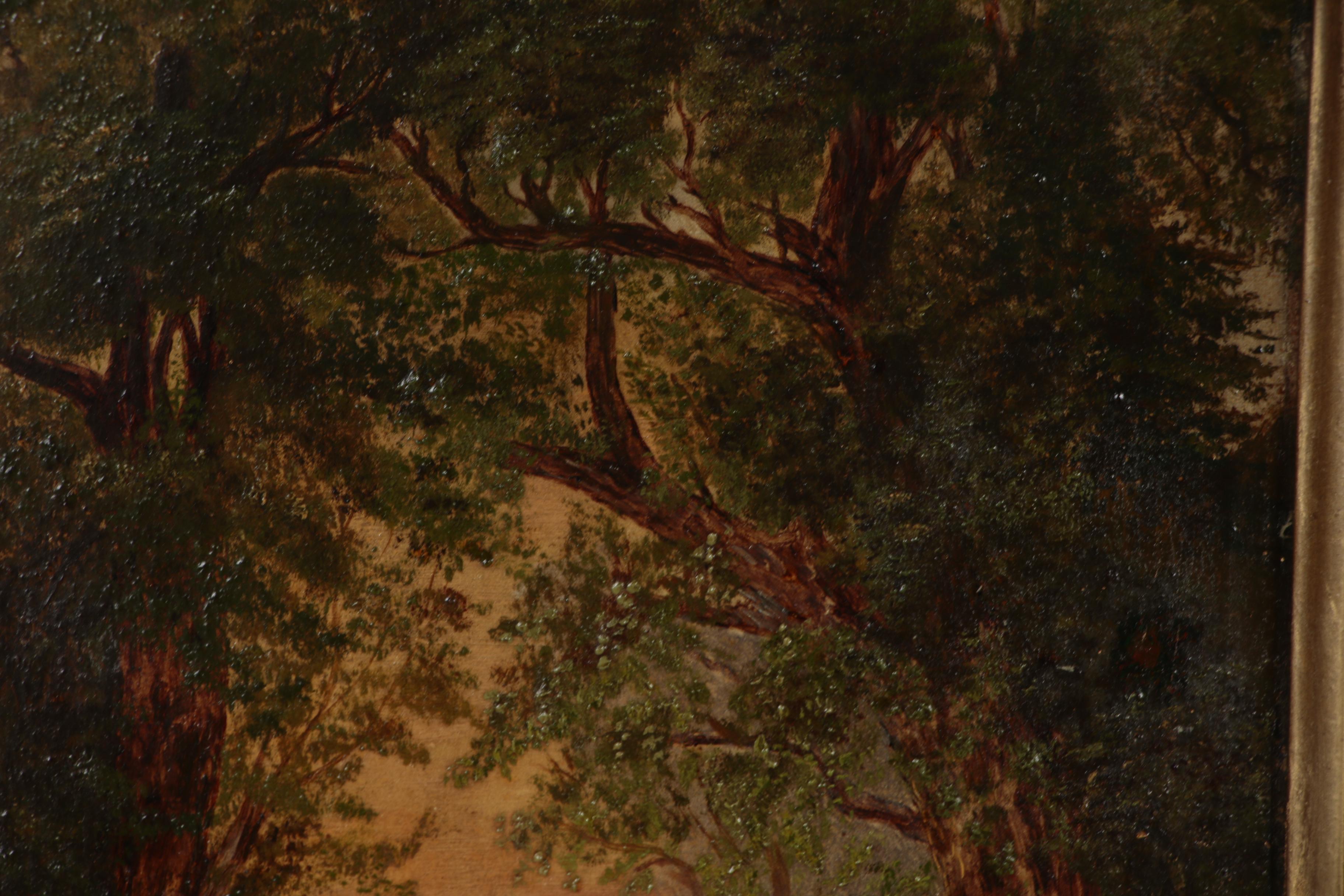 John Zang Riverscape Oil Painting