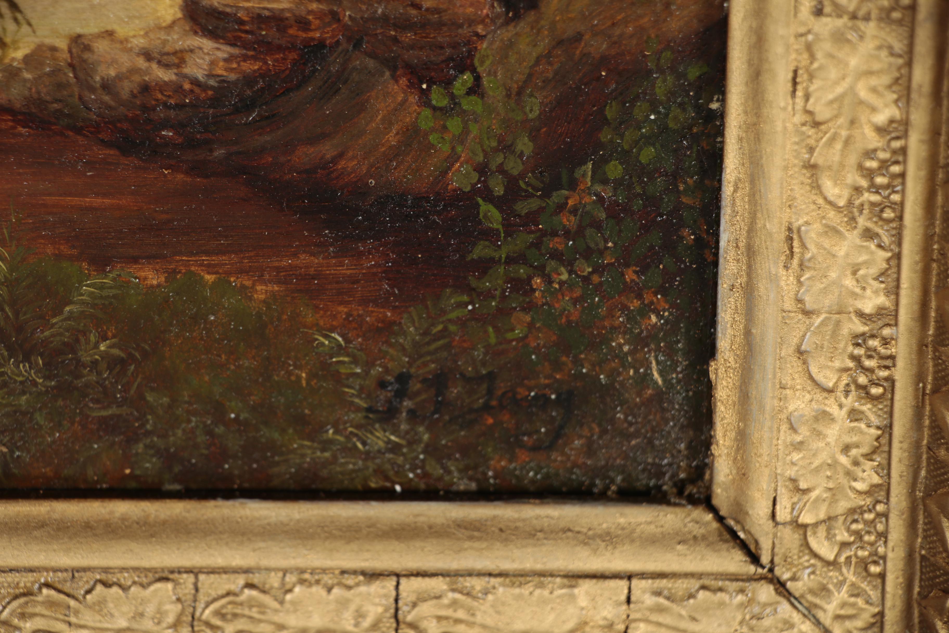 John Zang Riverscape Oil Painting