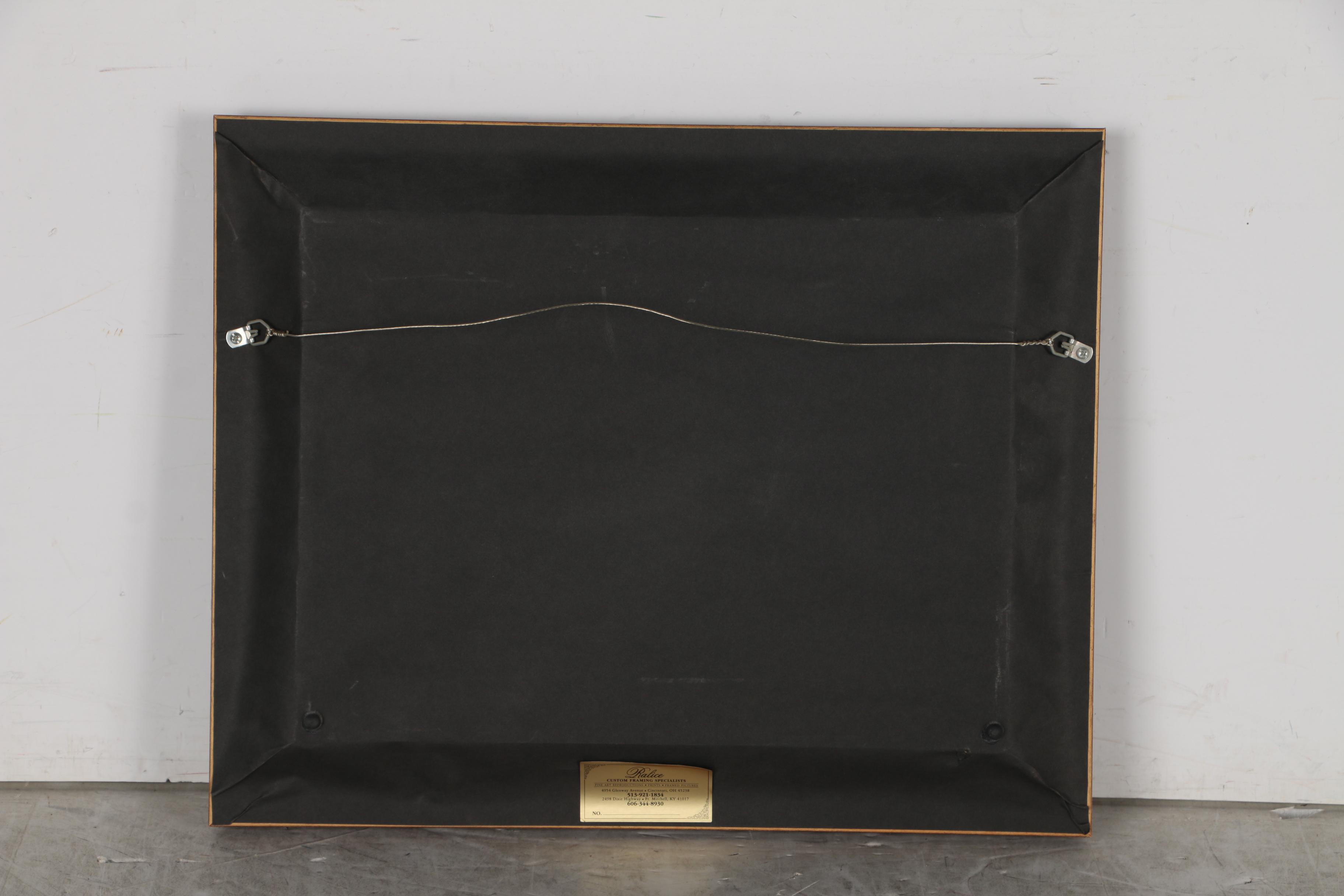 Milton O'Dell Oil Painting of Cincinnati Roebling Suspension Bridge, 2001