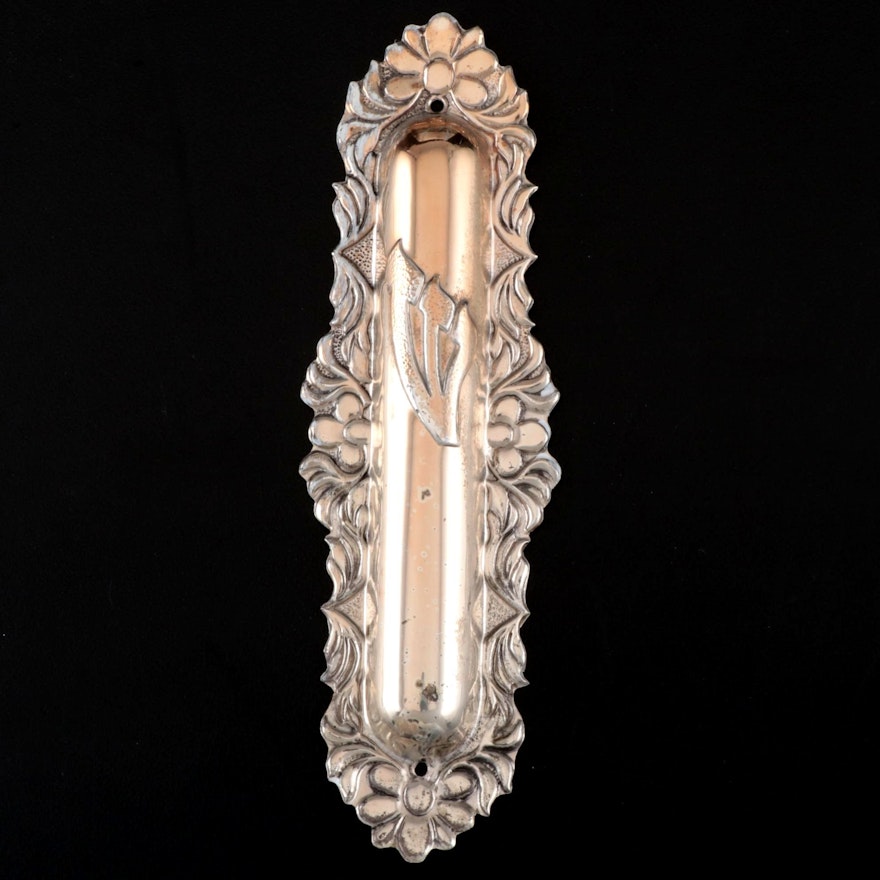 Sterling Silver Mezuzah Cover