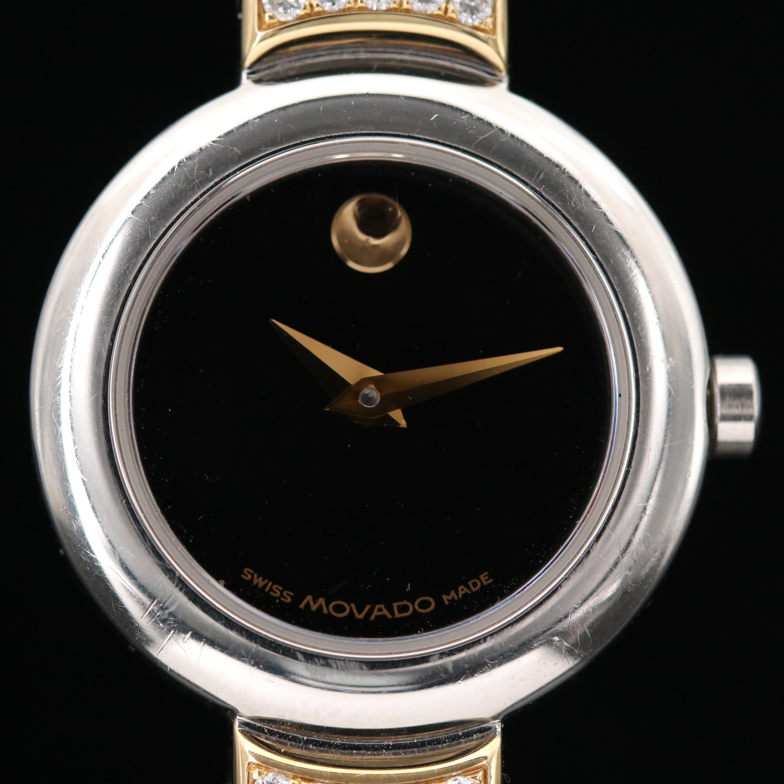 Movado Harmony Diamond Two Tone Watch