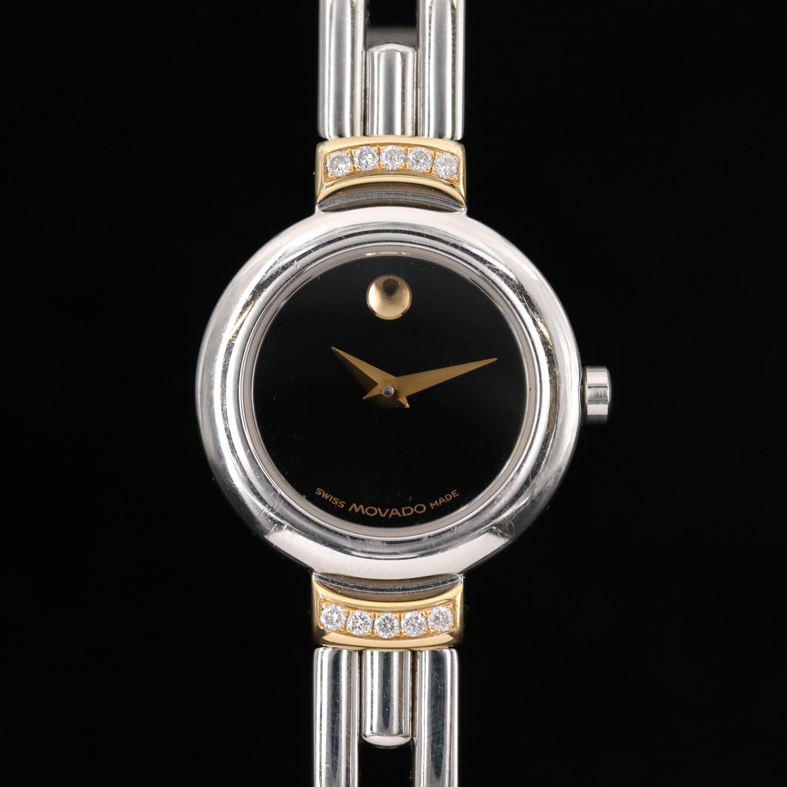 Movado Harmony Diamond Two Tone Watch
