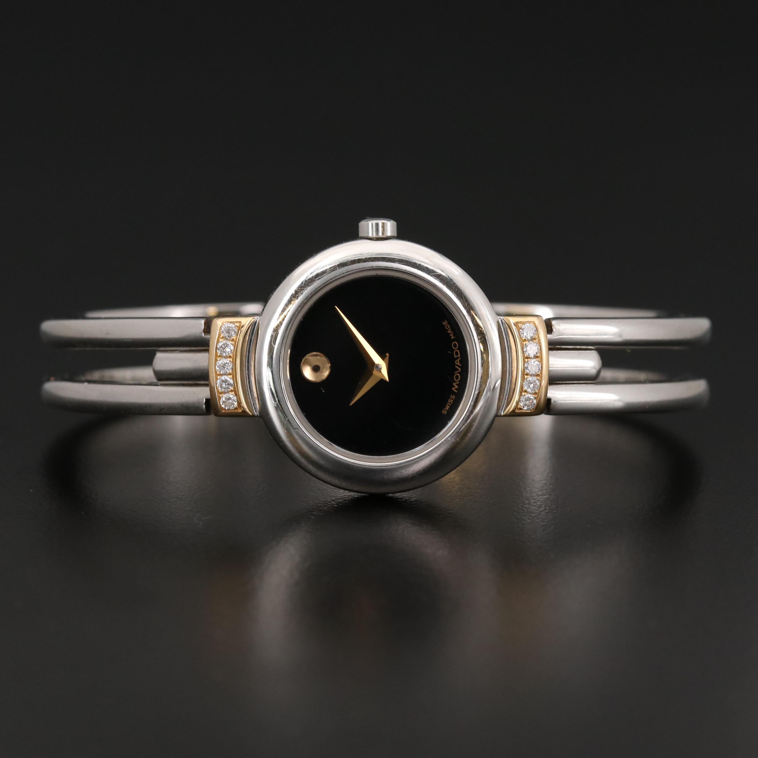 Movado Harmony Diamond Two Tone Watch