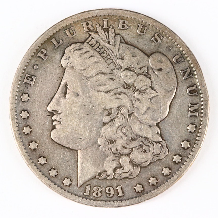 1891 Carson City Silver Morgan Dollar