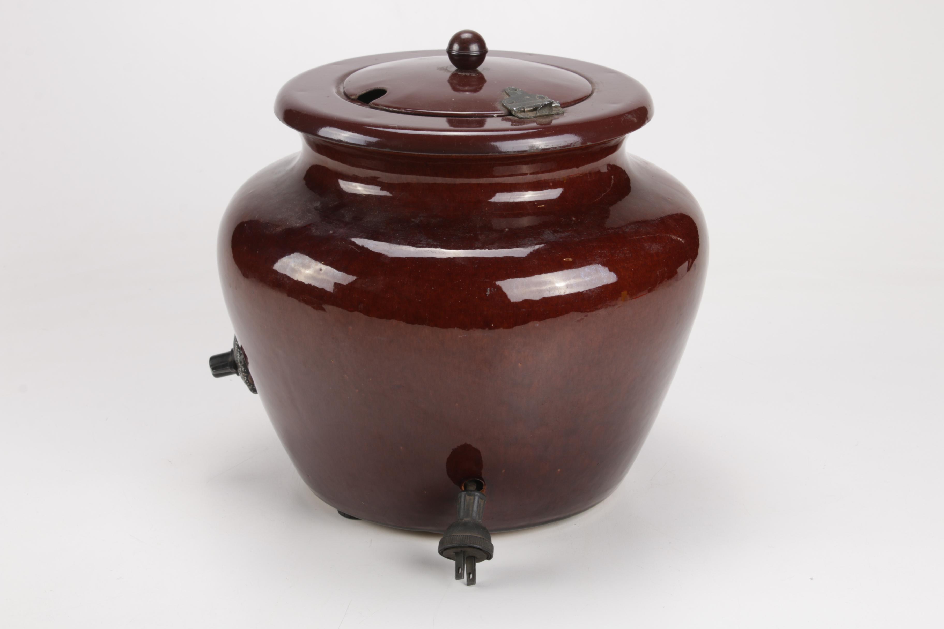 Heinz Oven Baked Beans Ceramic Electric Bean Pot with Lid