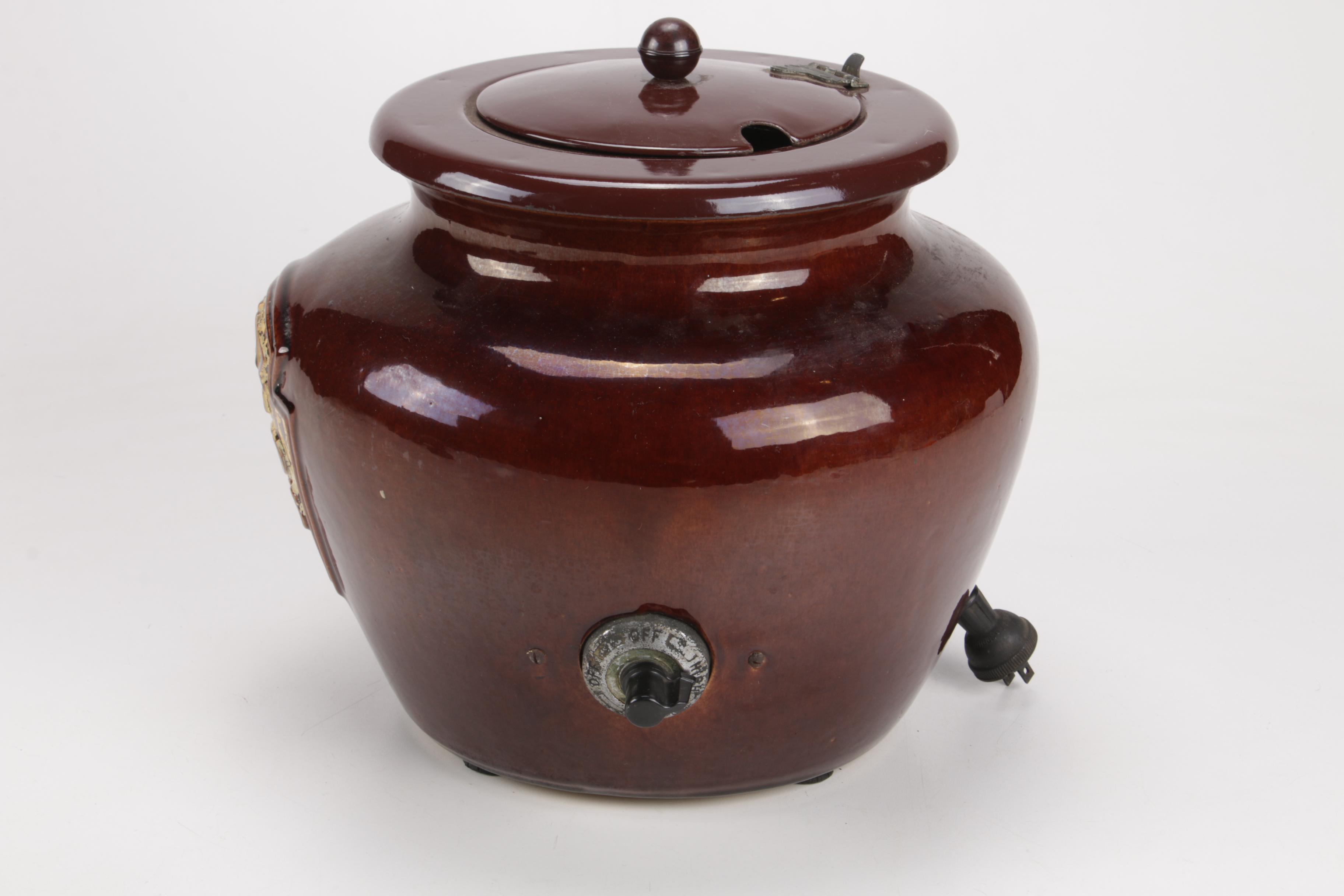 Heinz Oven Baked Beans Ceramic Electric Bean Pot with Lid