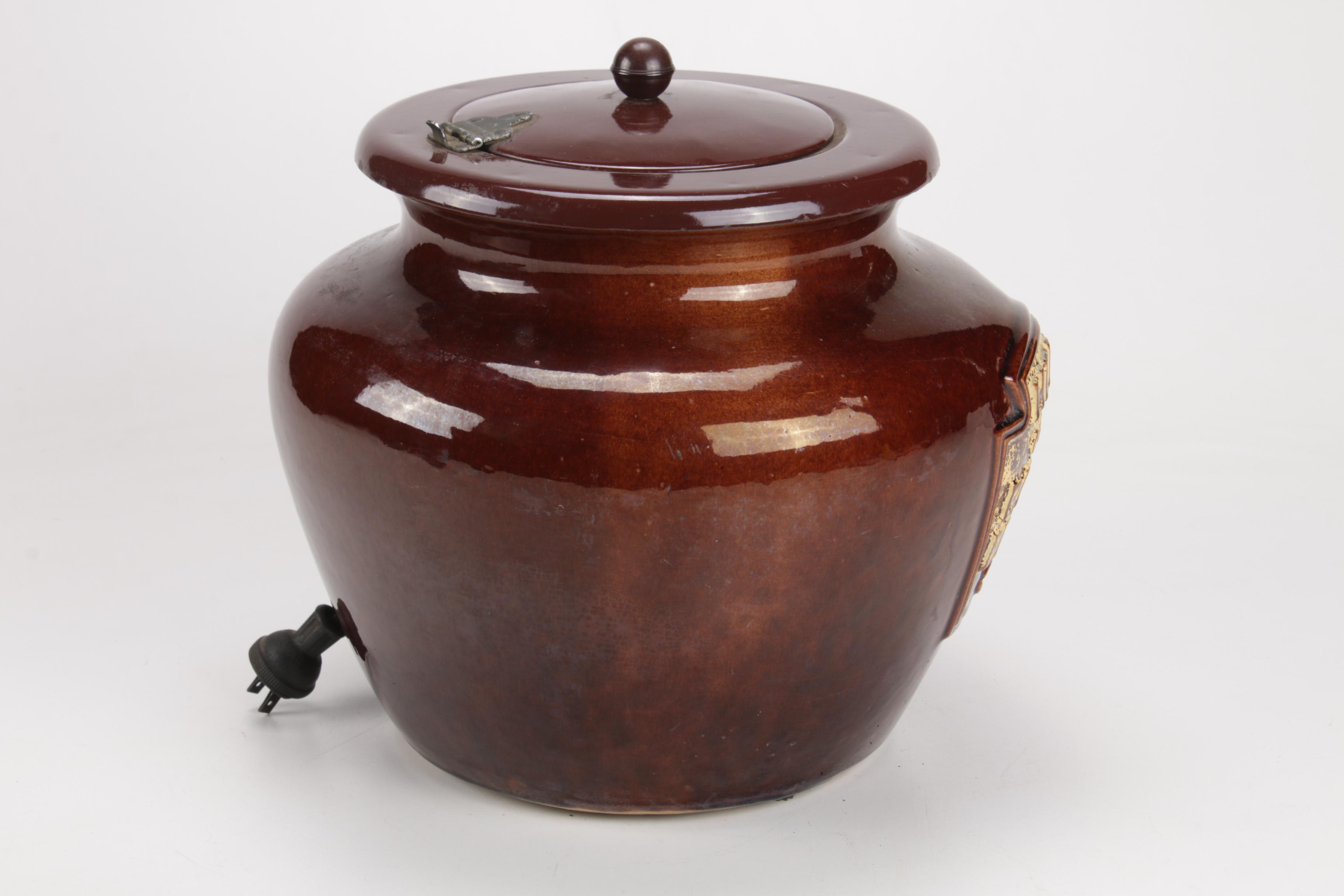 Heinz Oven Baked Beans Ceramic Electric Bean Pot with Lid