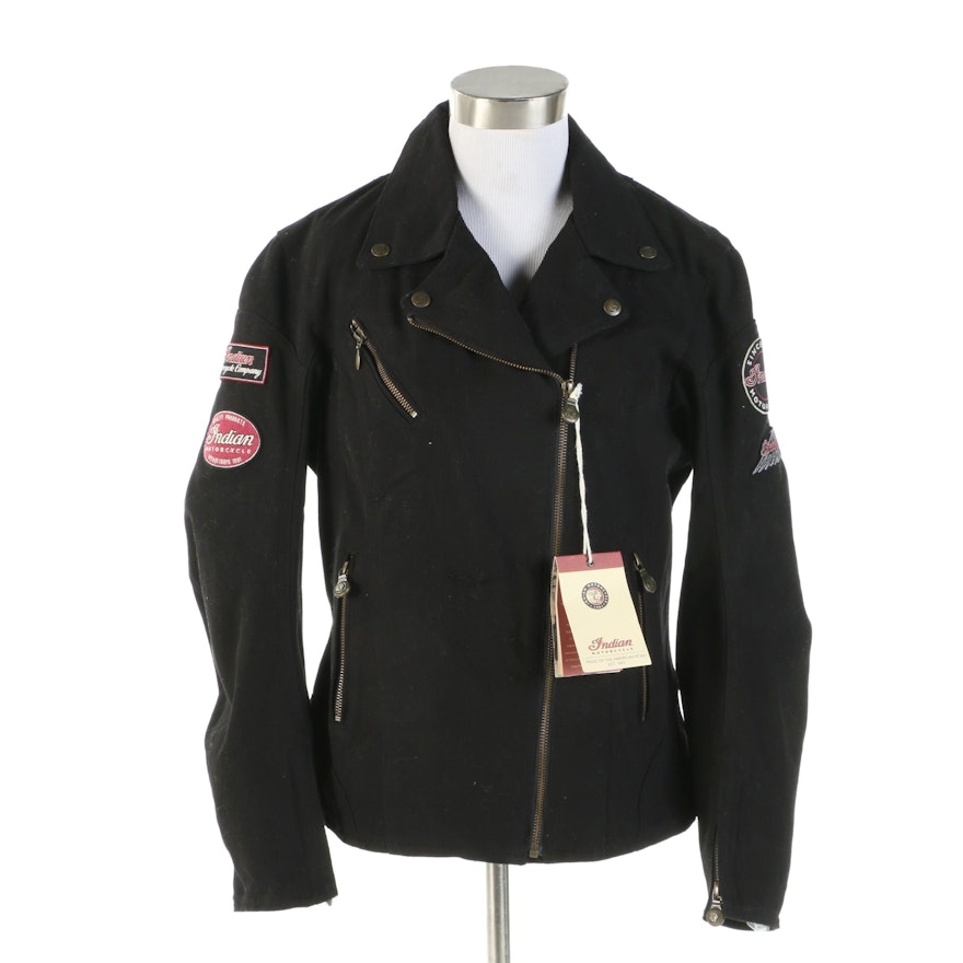 Women's Indian Motorcycle Brand Black Freedom Jacket