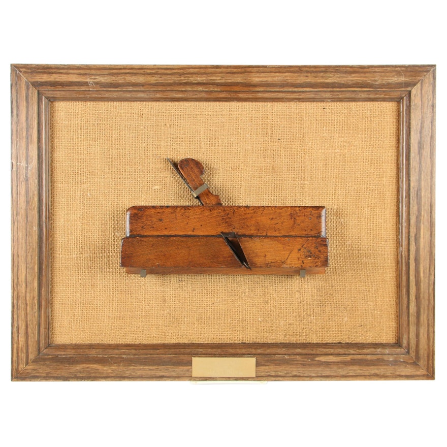 Higgs Wooden Fielding Plane, Late 18th Century to Early 19th Century