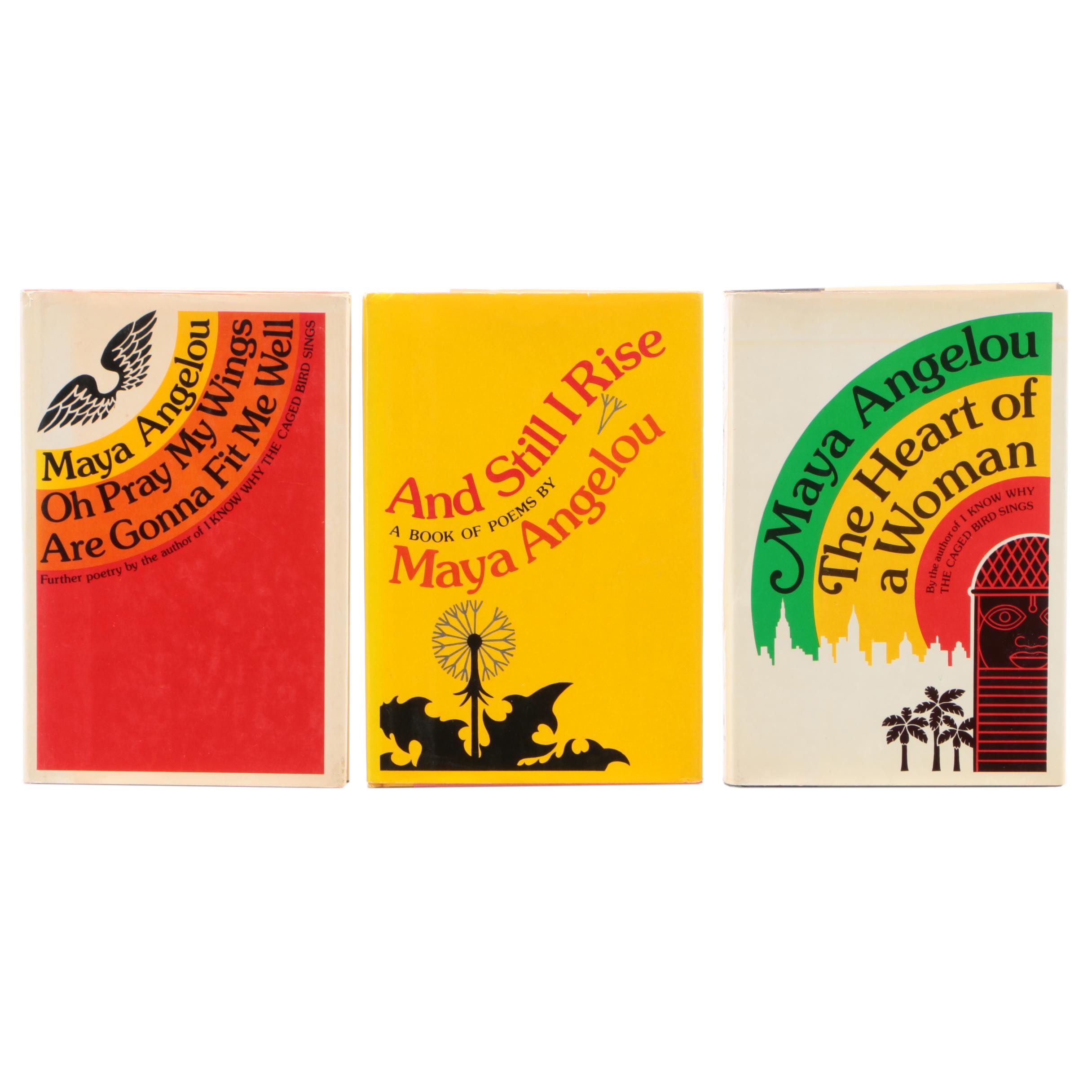 First Edition Maya Angelou Books Including 1978 "And Still I Rise"