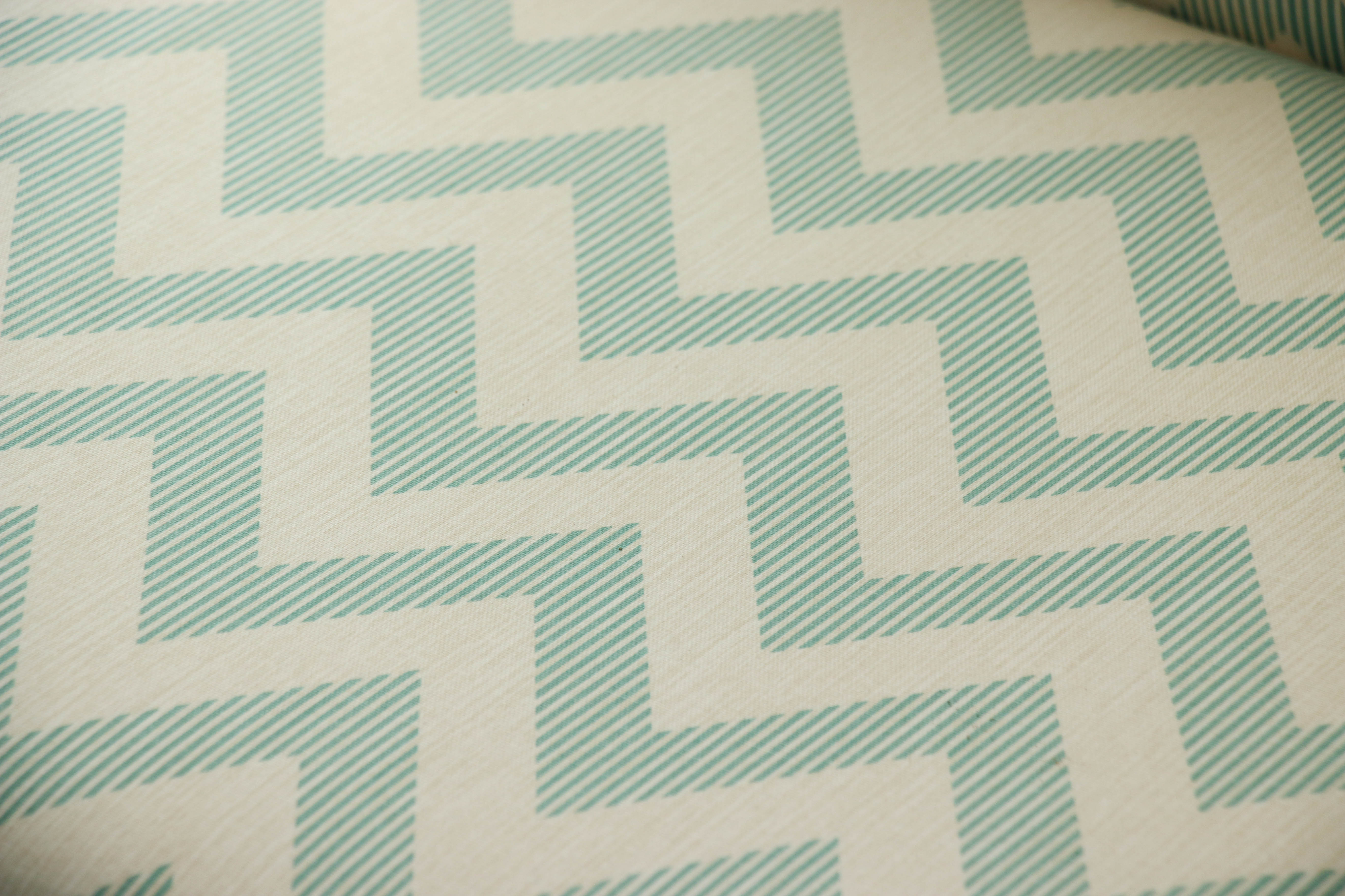 Chevron Stripe Side Chair, Contemporary