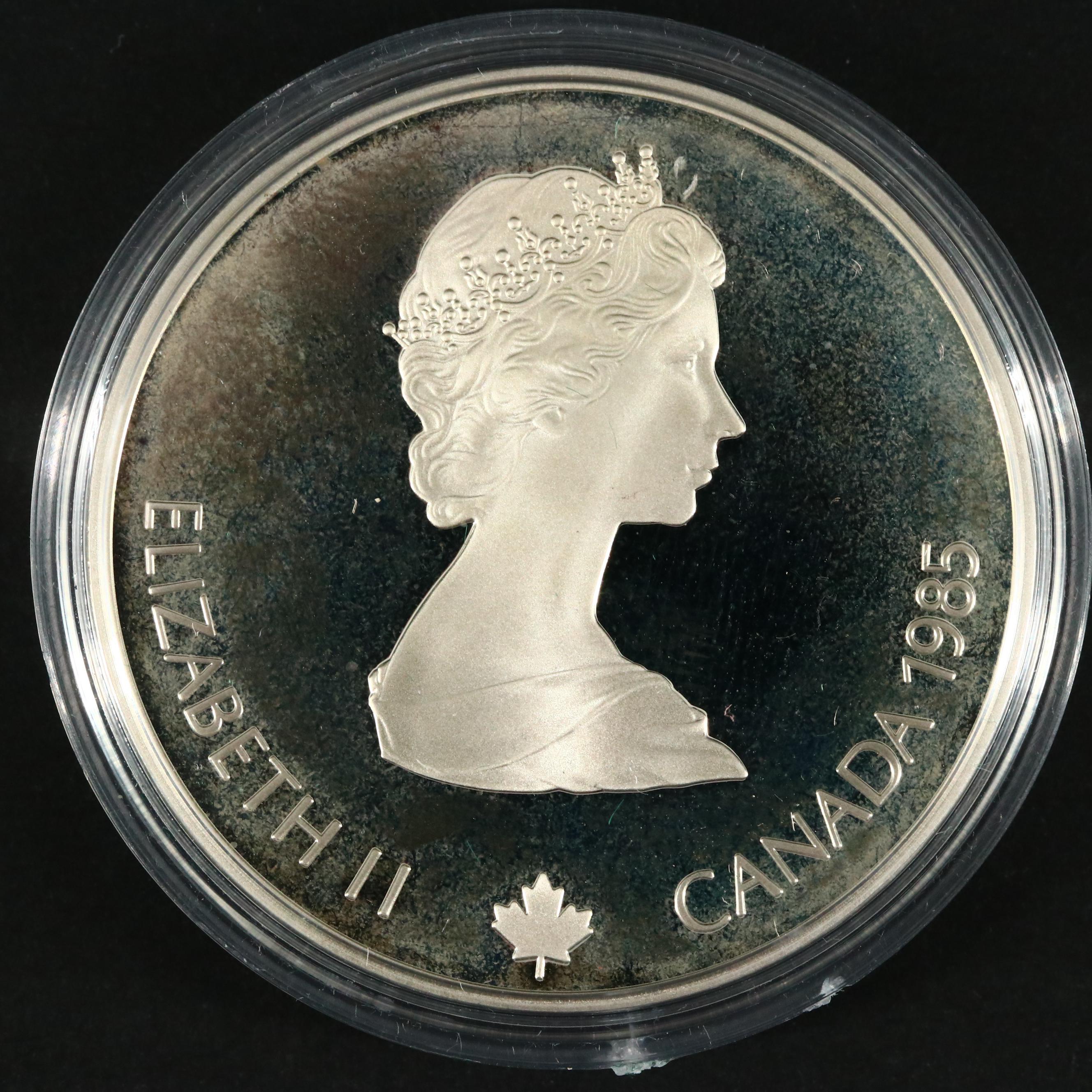 Two 1988 Royal Canadian Mint $20 Proof Commemorative Silver Coins