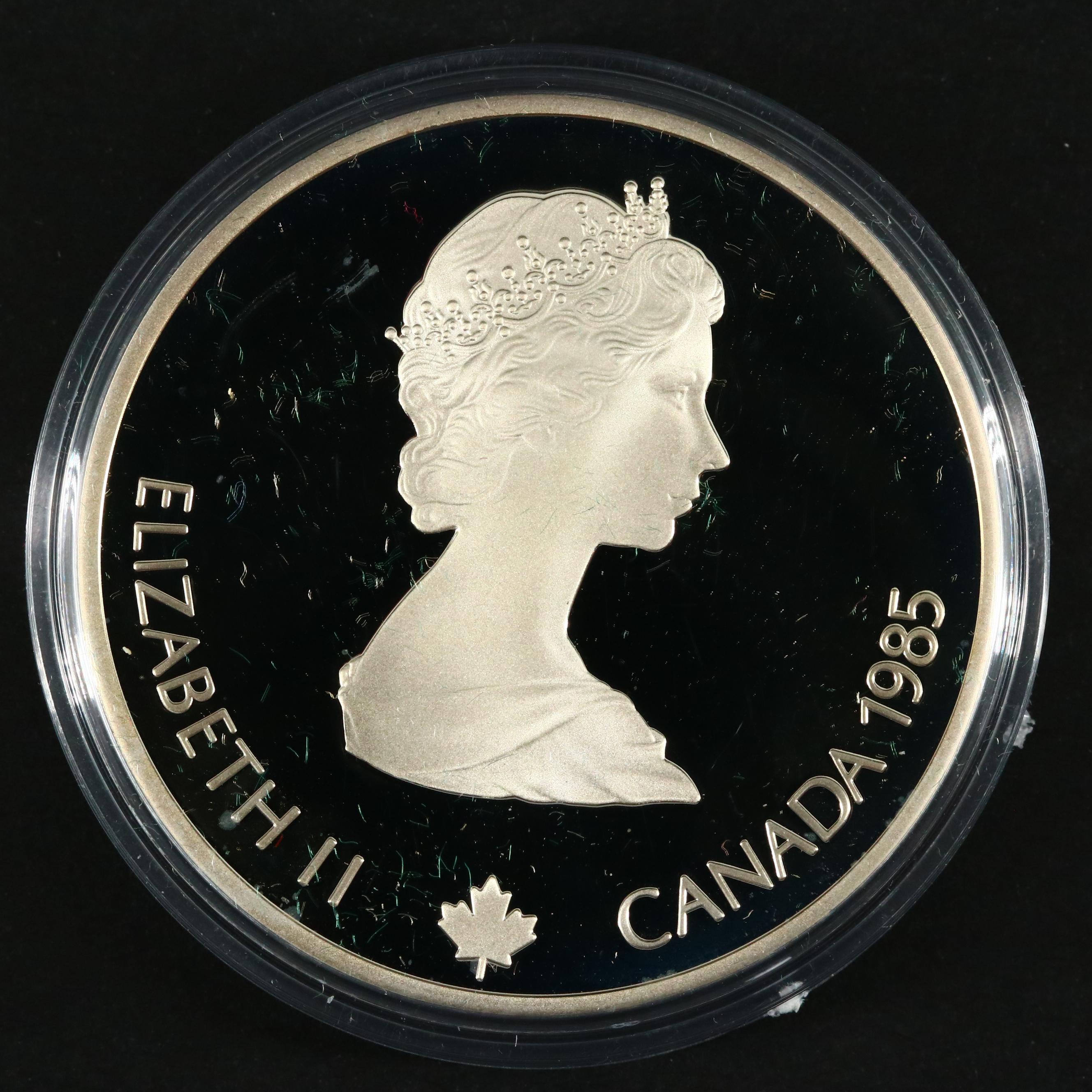 Two 1988 Royal Canadian Mint $20 Proof Commemorative Silver Coins