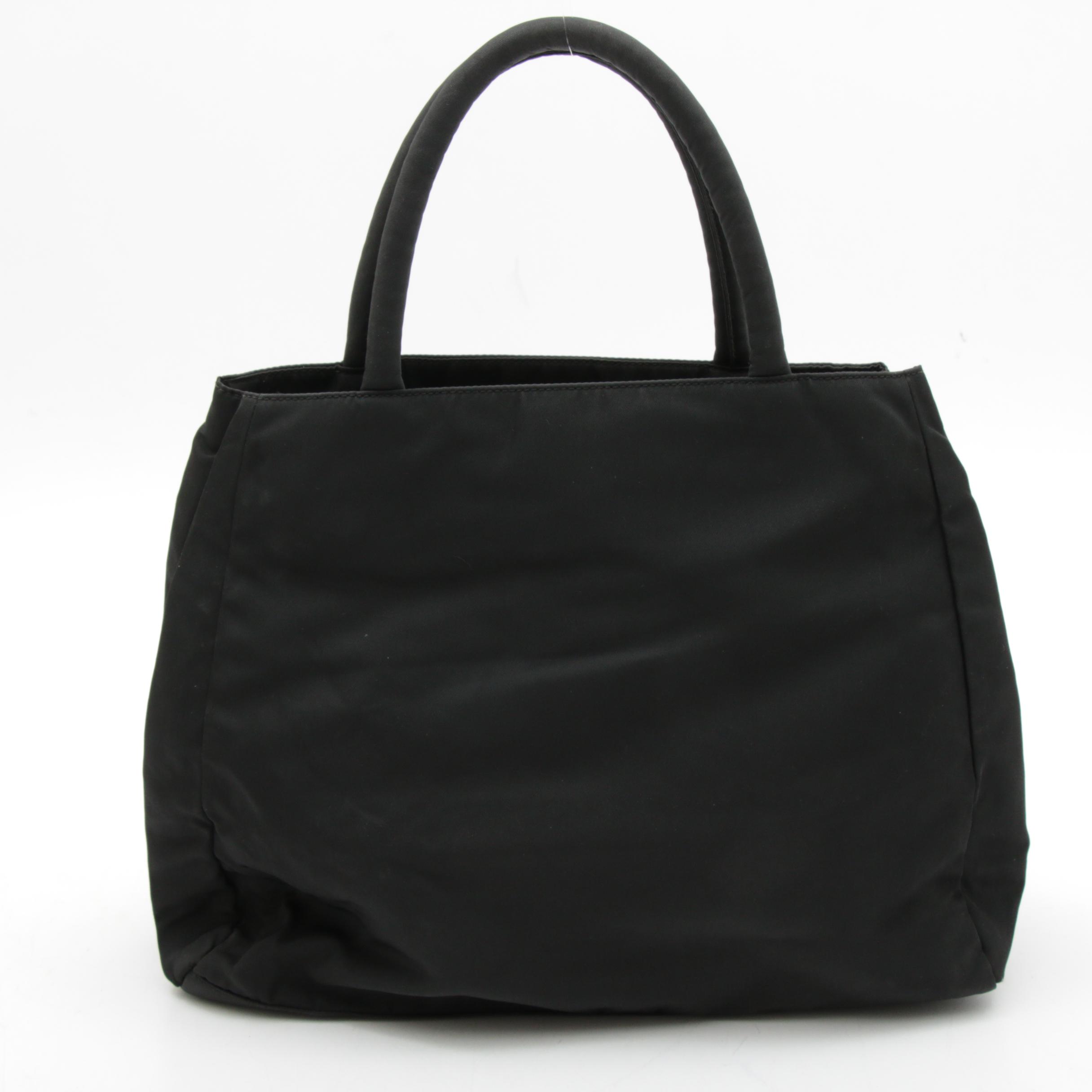 Prada Black Tessuto Nylon Shoulder Bag