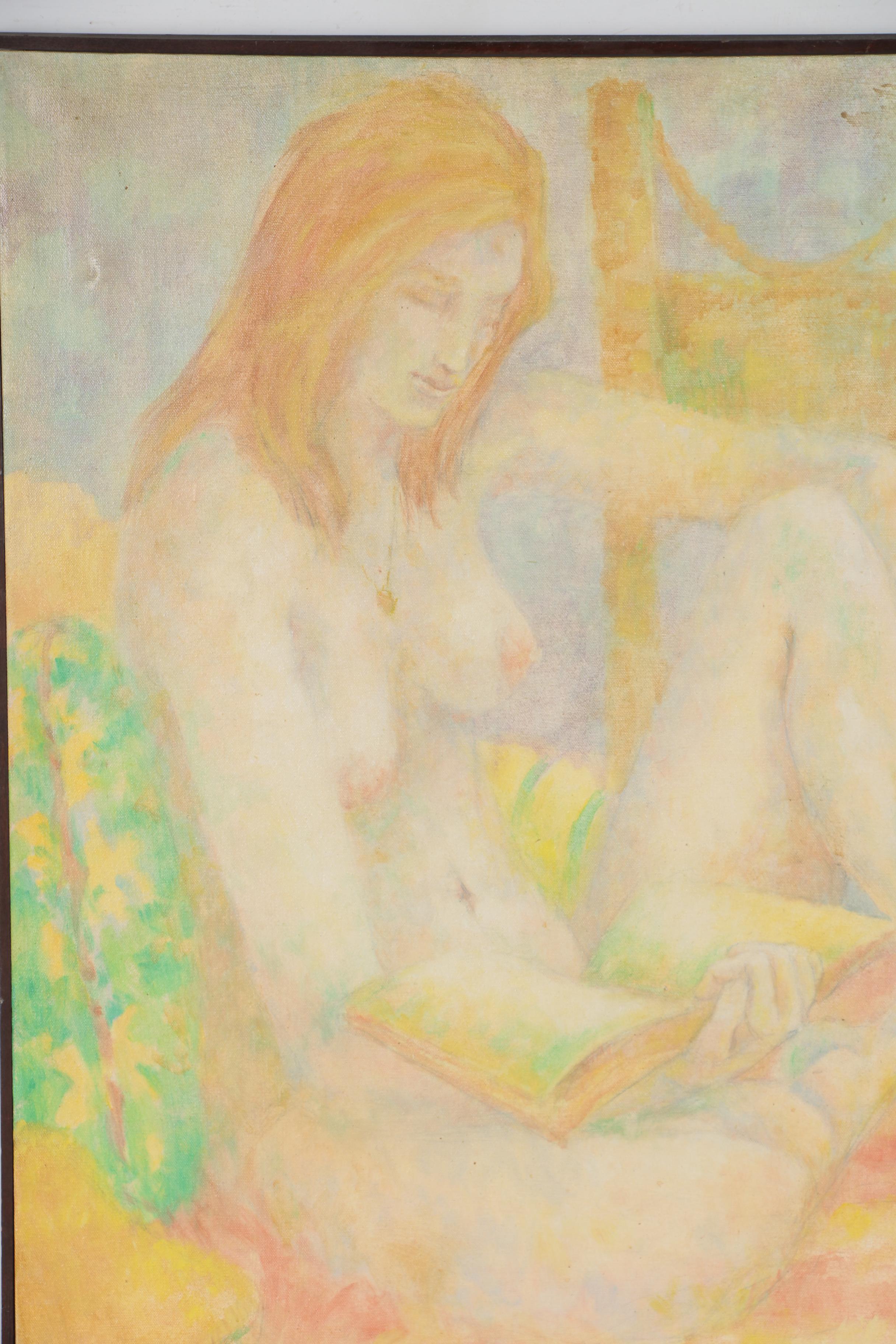 Wanda Stella Varriale Figural Oil Painting