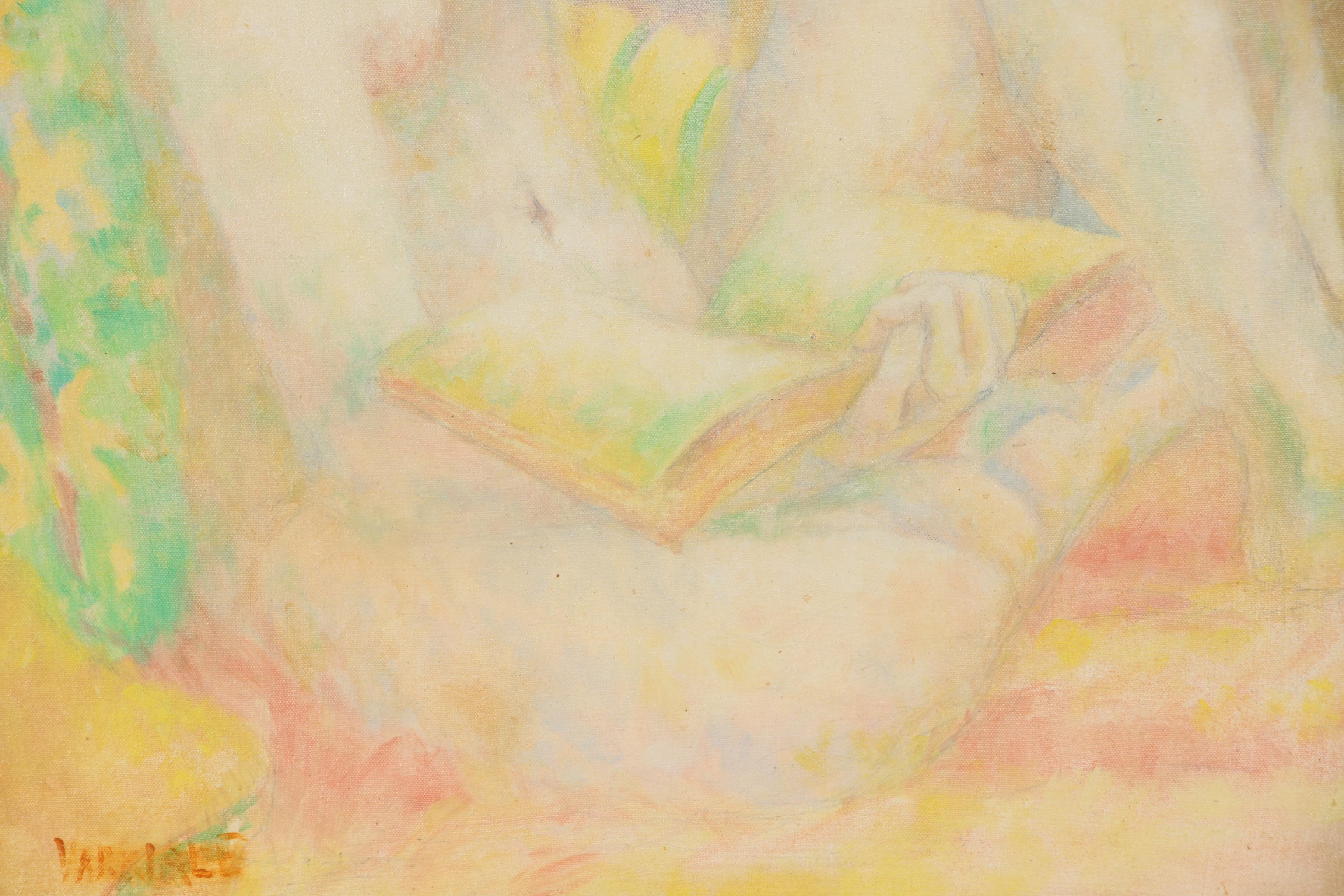 Wanda Stella Varriale Figural Oil Painting