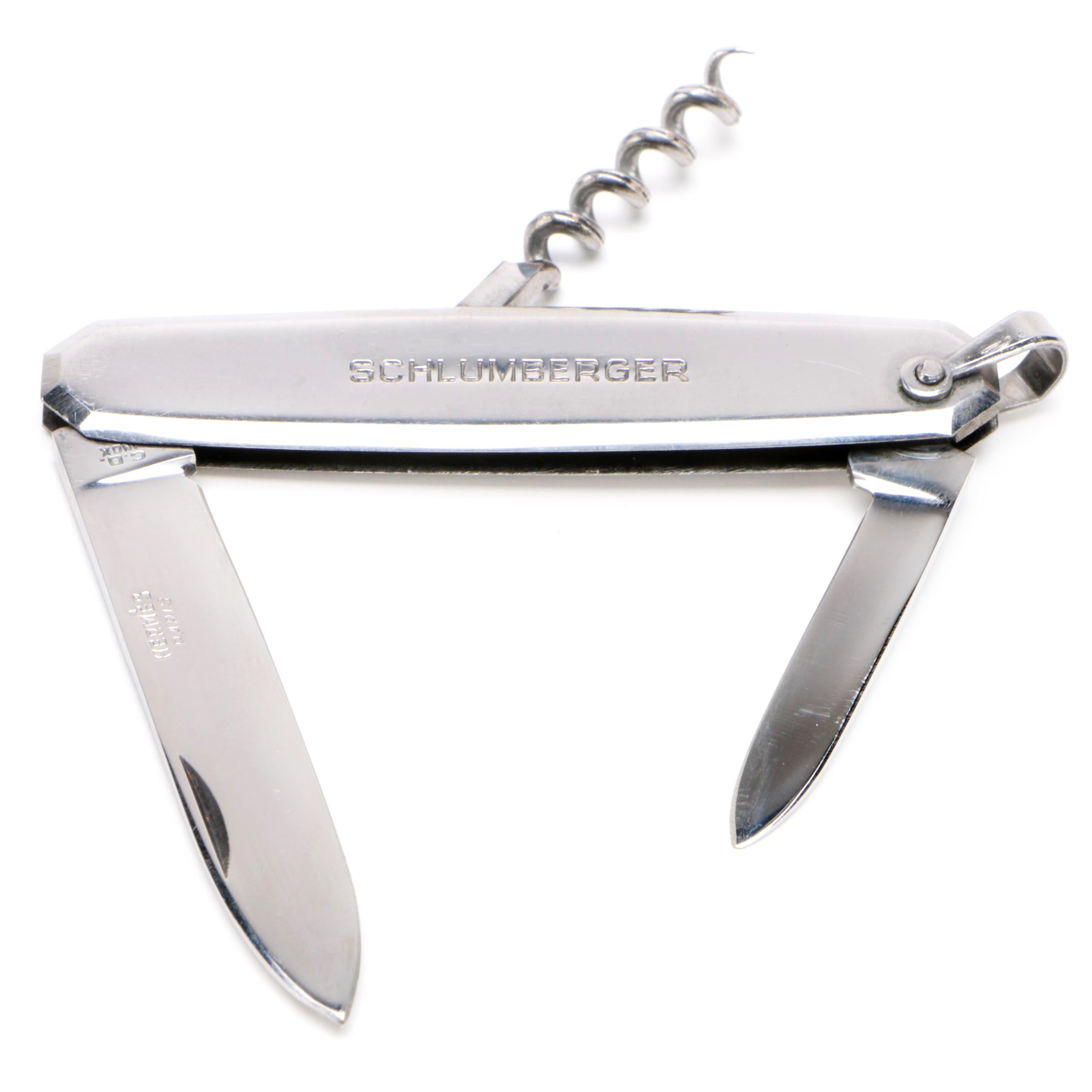Schlumberger for Hermés Silver Tone Pocket Knife