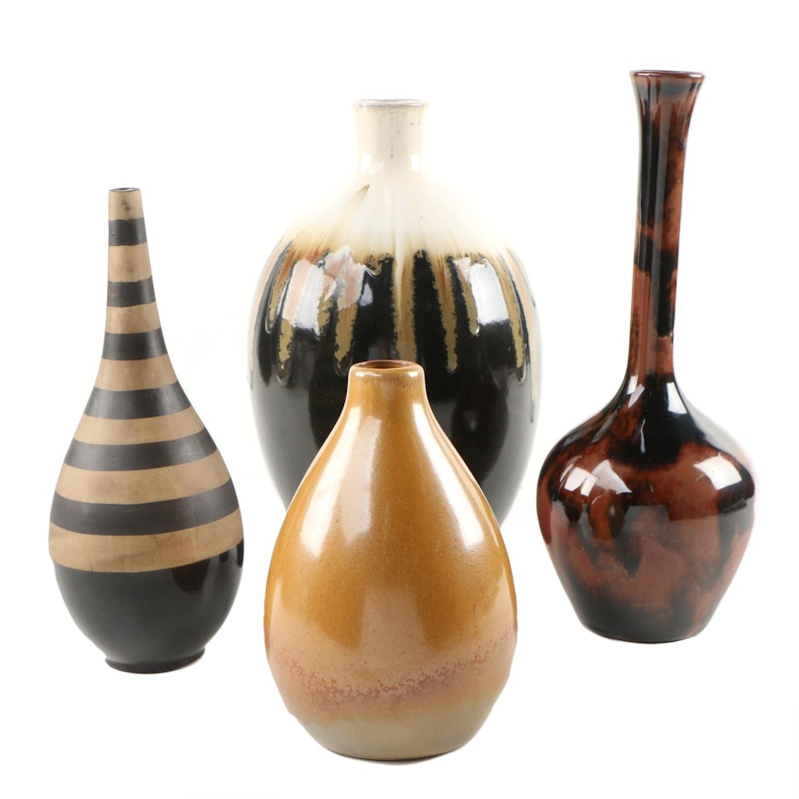 Assorted Ceramic Decorative Vases