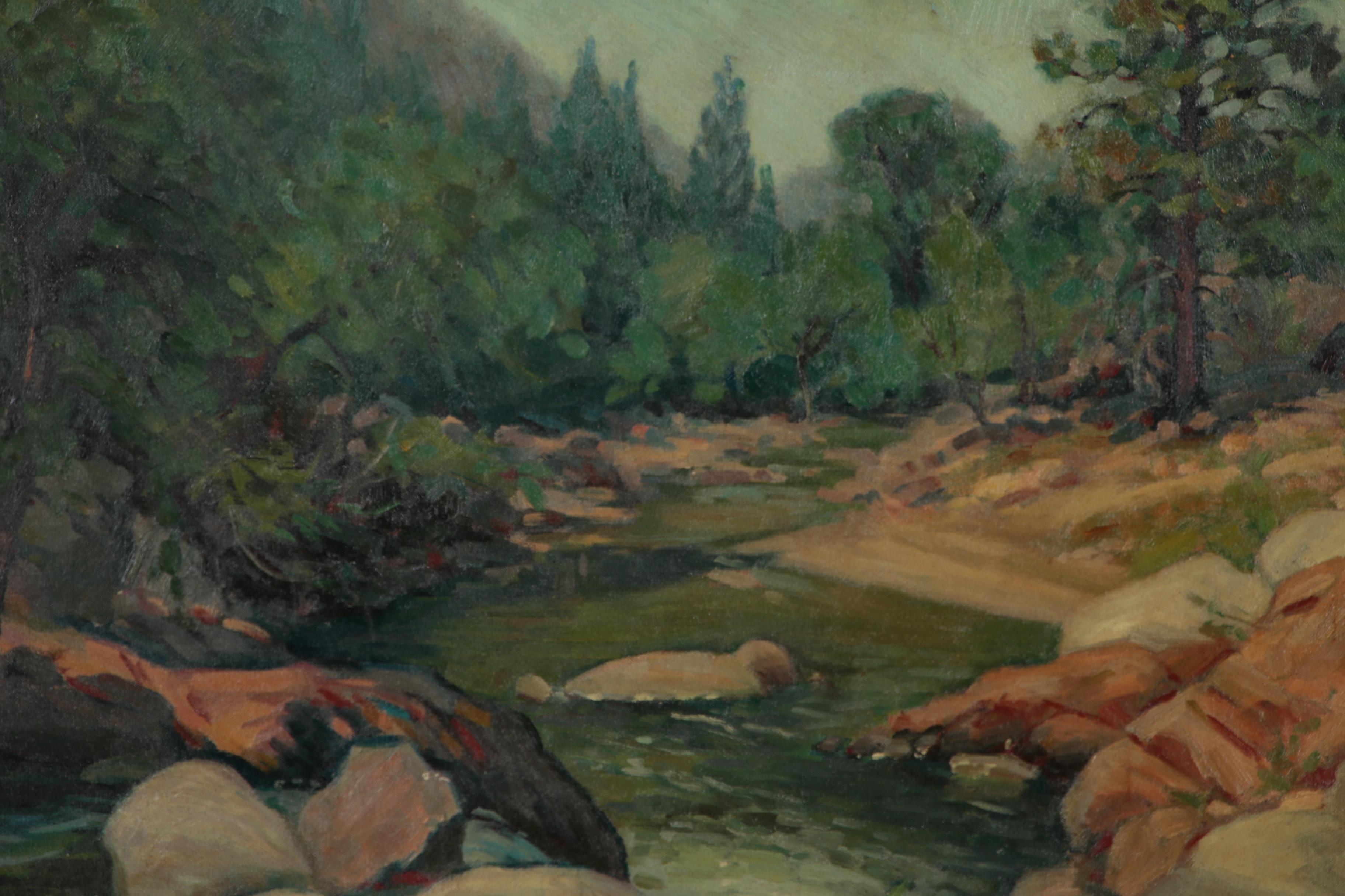 Richard Ruh Epperly Landscape Oil Painting