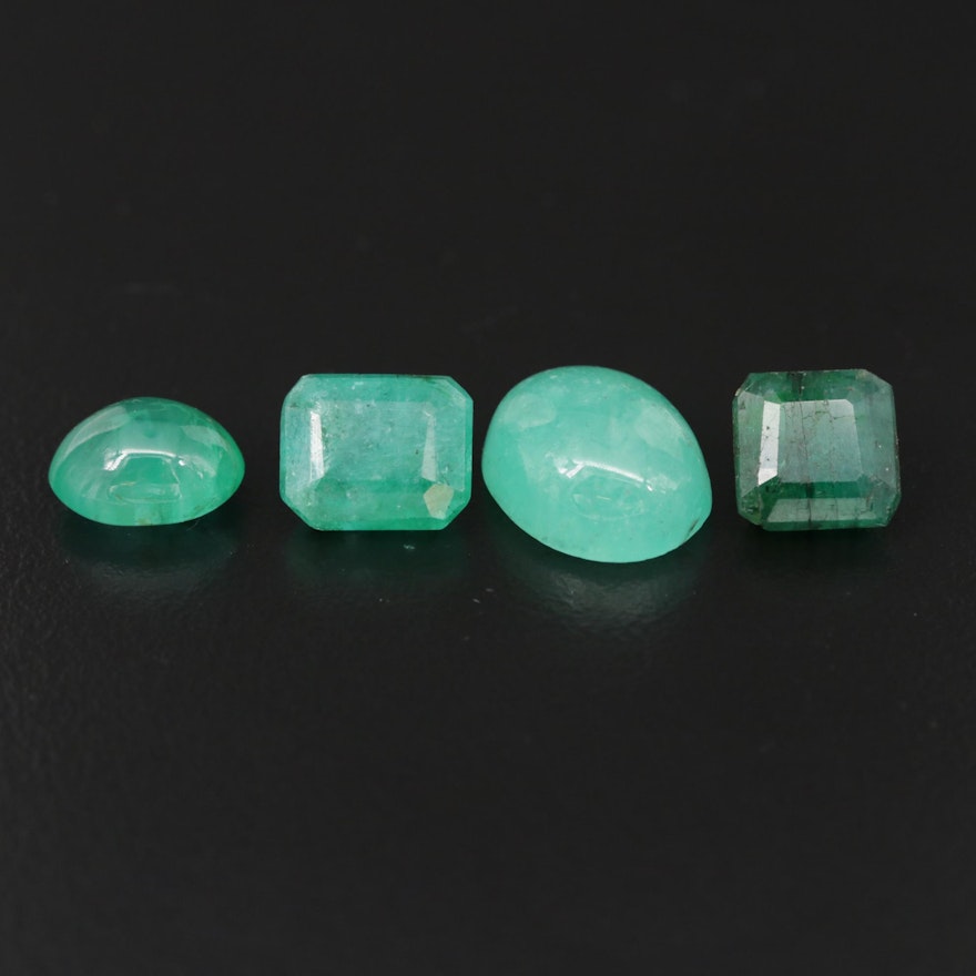 Loose 16.27 CTW Emerald Gemstones