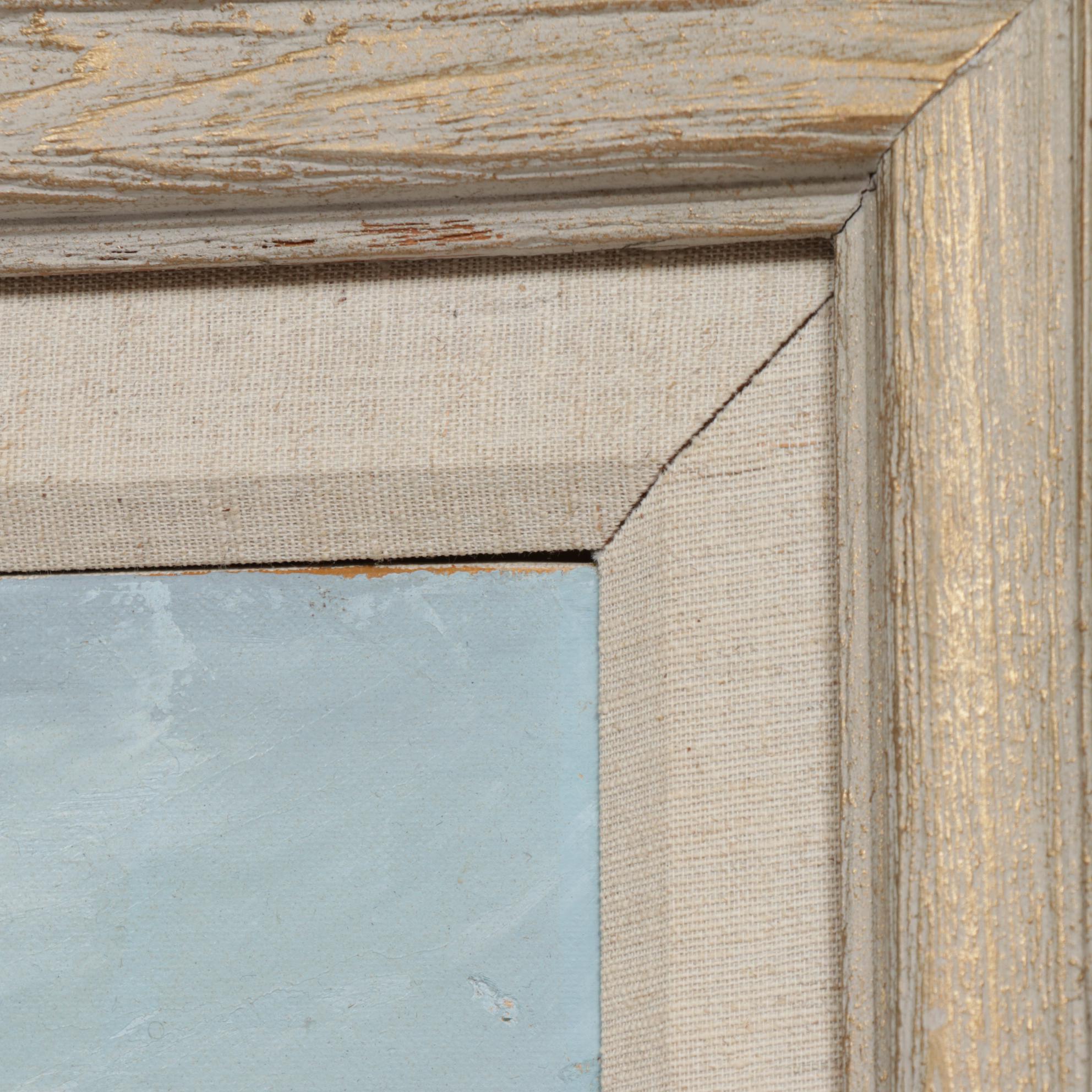 Nora Simpson Oil Painting "Albacore Run," 1963