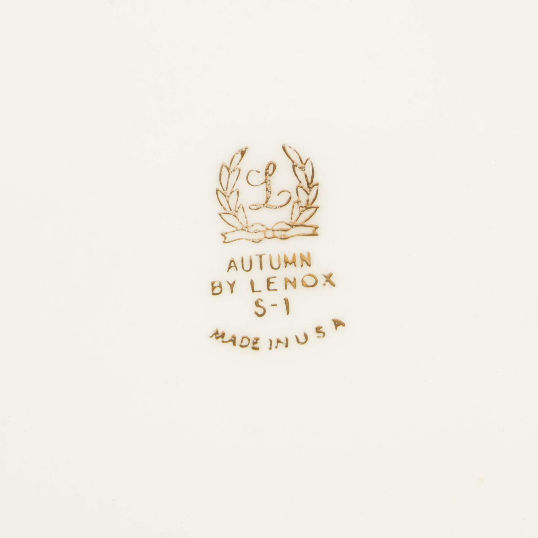 Lenox "Autumn" Presidential Collection Porcelain Dinnerware