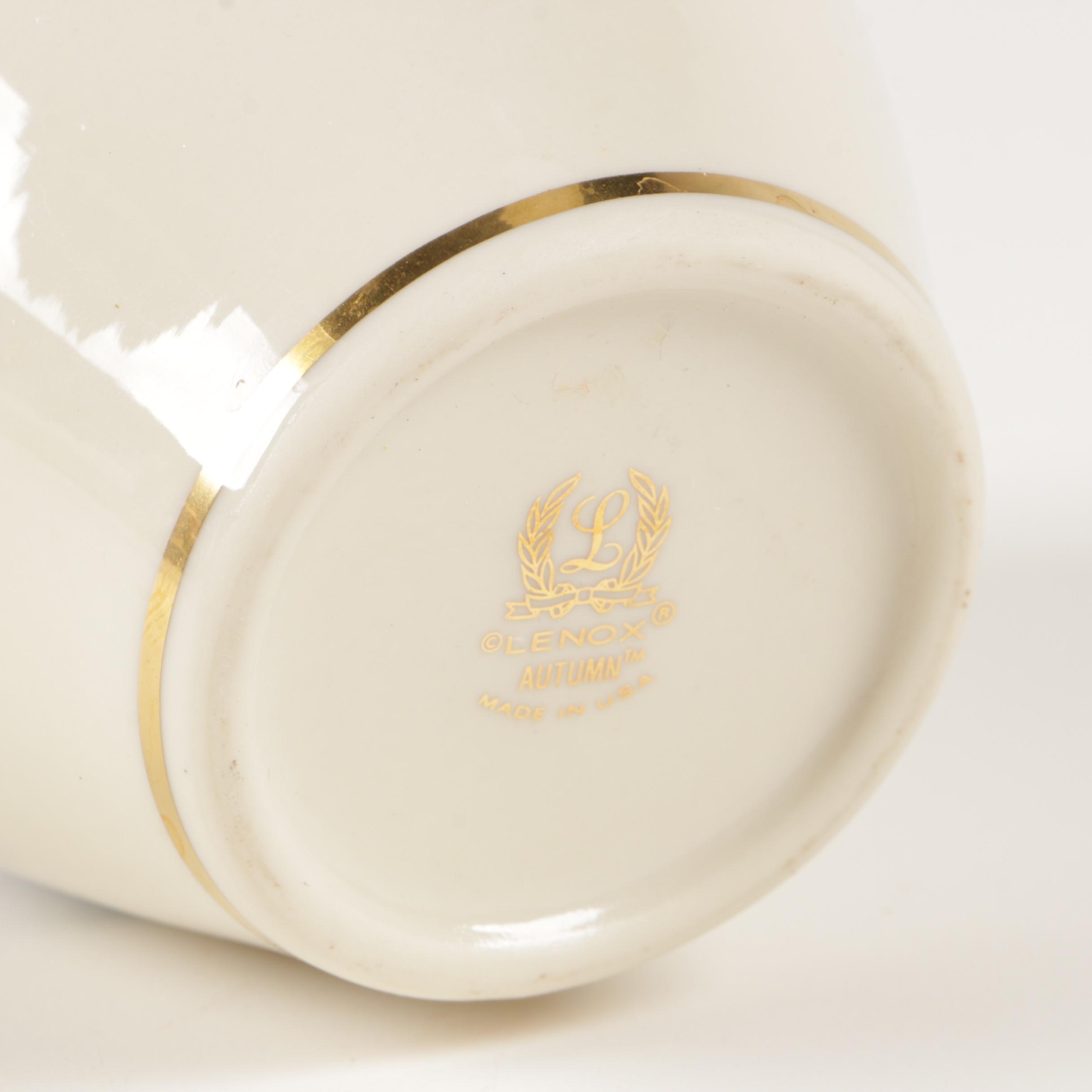 Lenox "Autumn" Presidential Collection Porcelain Dinnerware