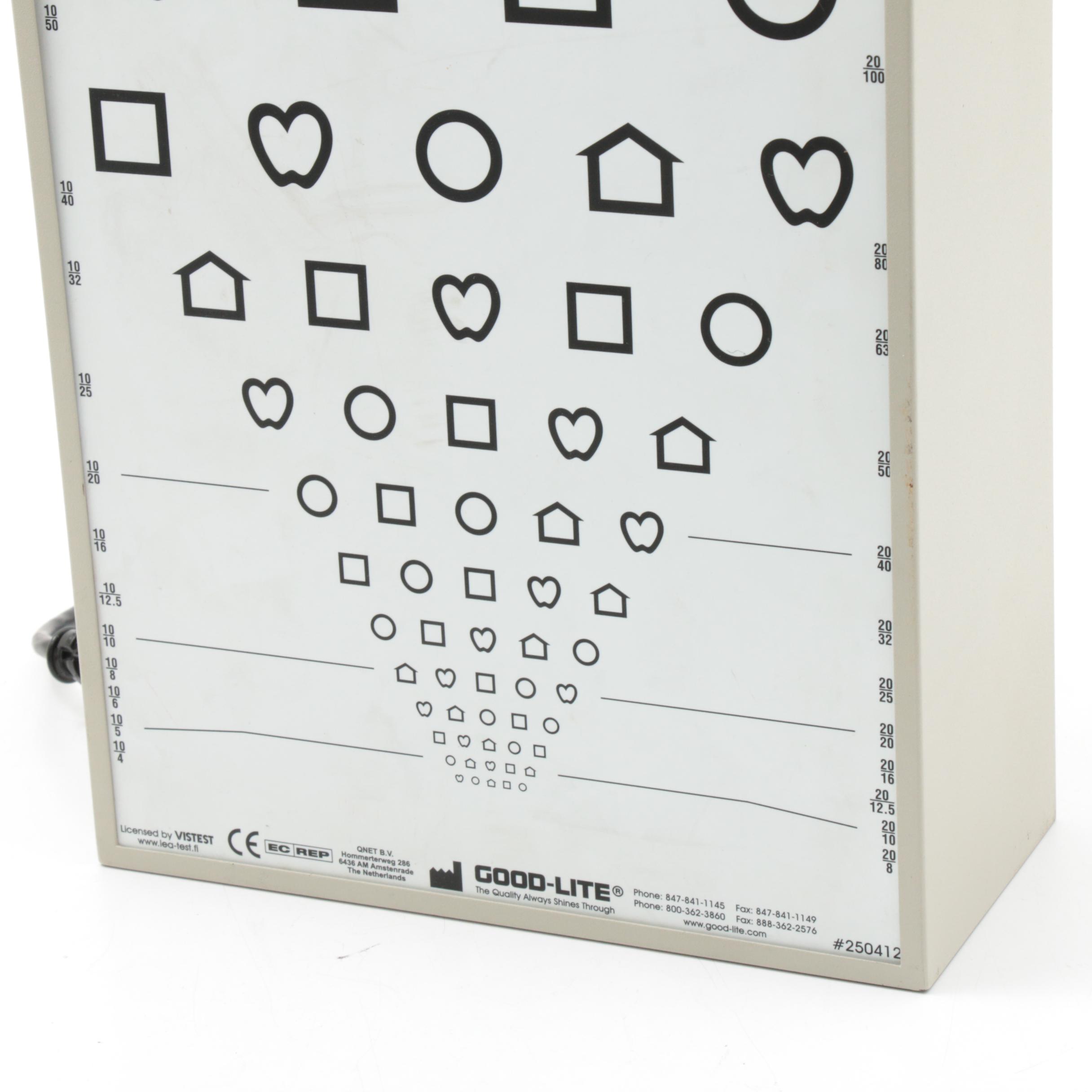 Good-Lite RDE Stereotest Random Dot E Optical Lightbox
