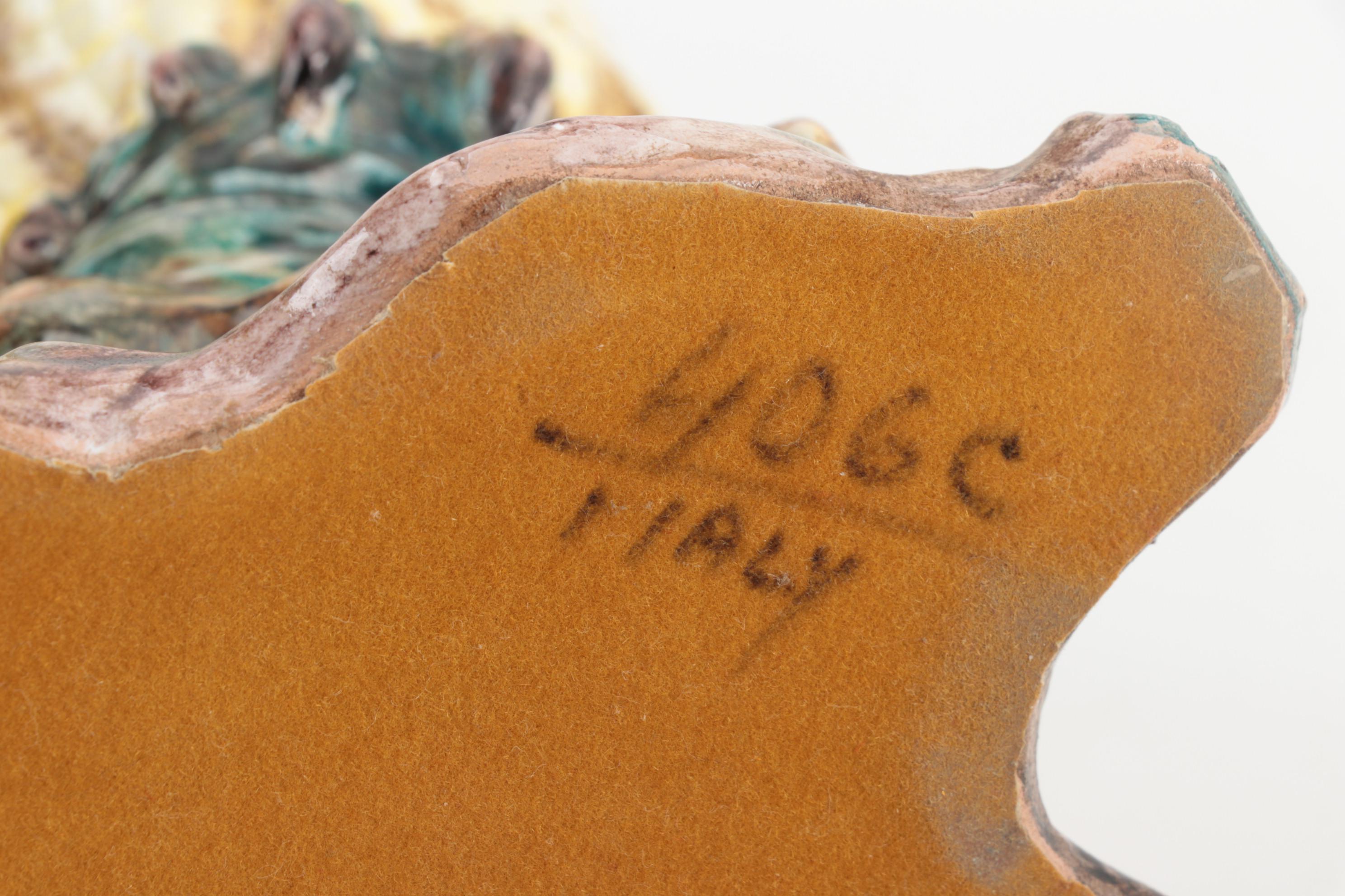 Italian Ceramic Owl Figurine, Mid to Late 20th Century