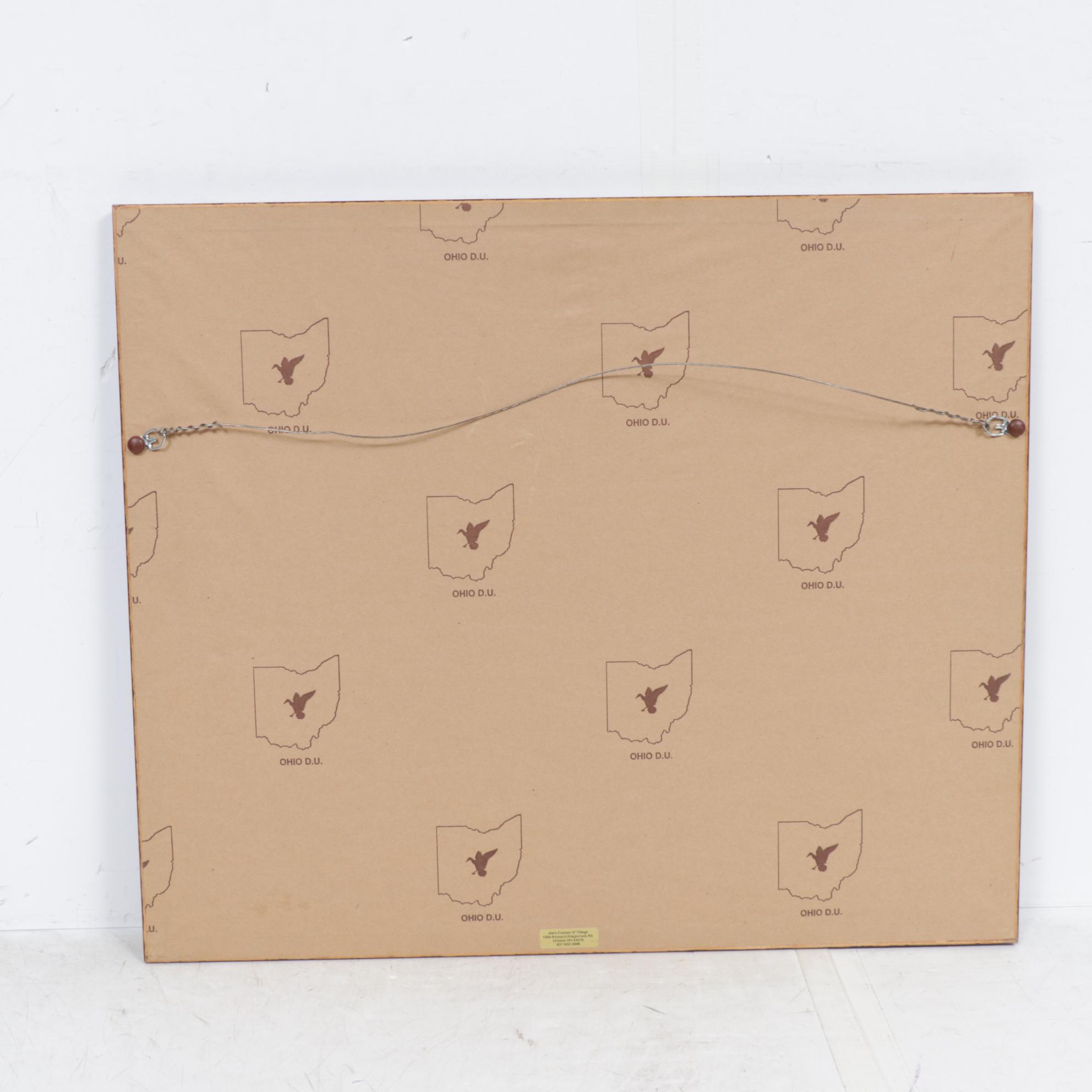 Ron Kleiber Offset Lithograph "Traffic Jam," Late 20th Century