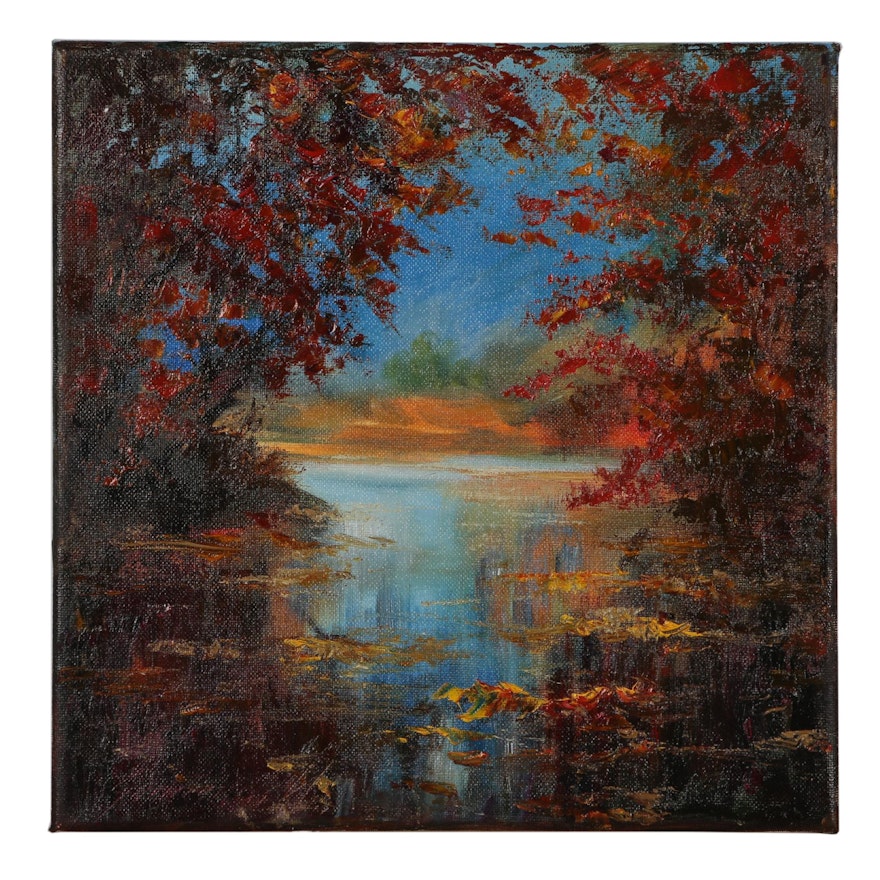Garncarek Aleksander Oil Painting "Autumn"