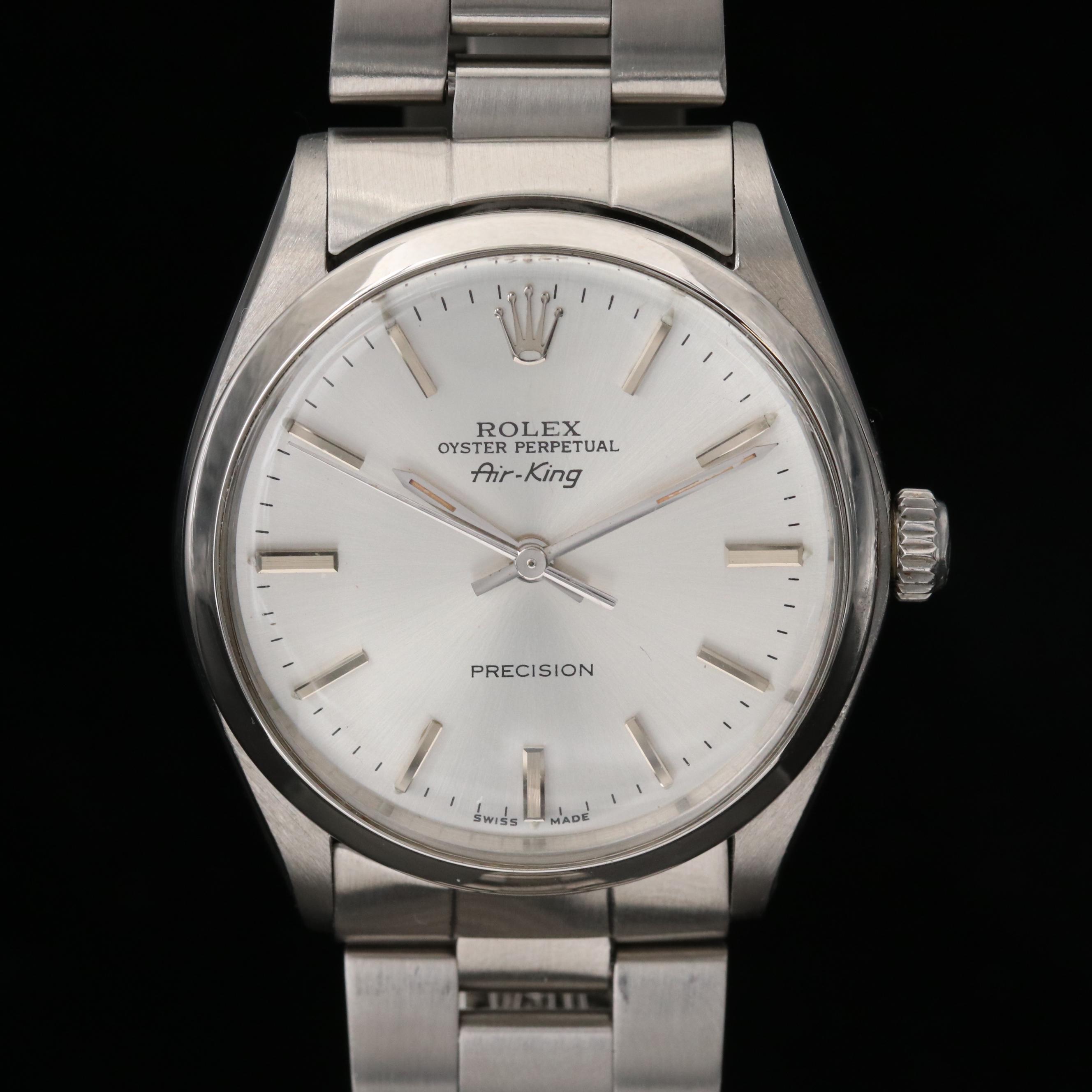 Rolex Air King Stainless Steel Automatic Watch, 1982
