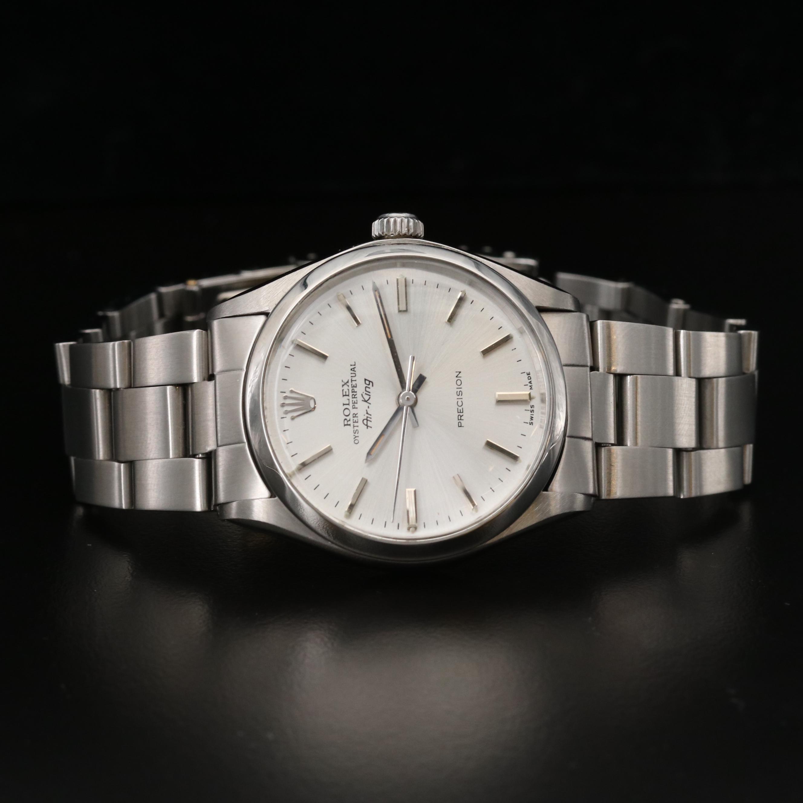 Rolex Air King Stainless Steel Automatic Watch, 1982