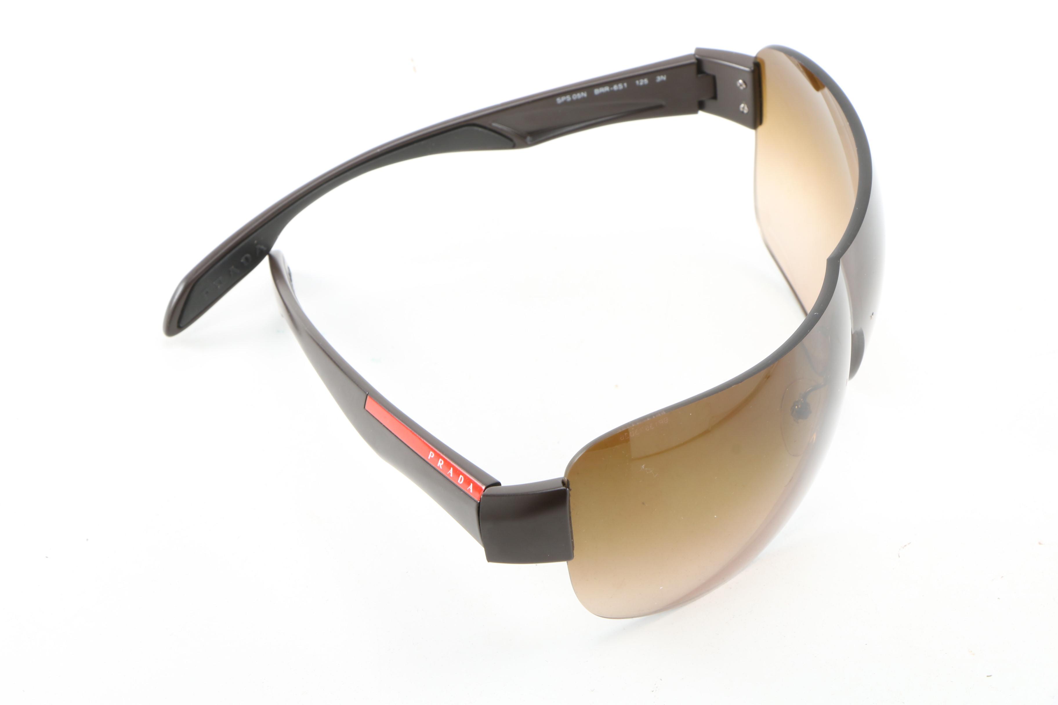 Prada Sport SPS 05N Shield Sunglasses with Case