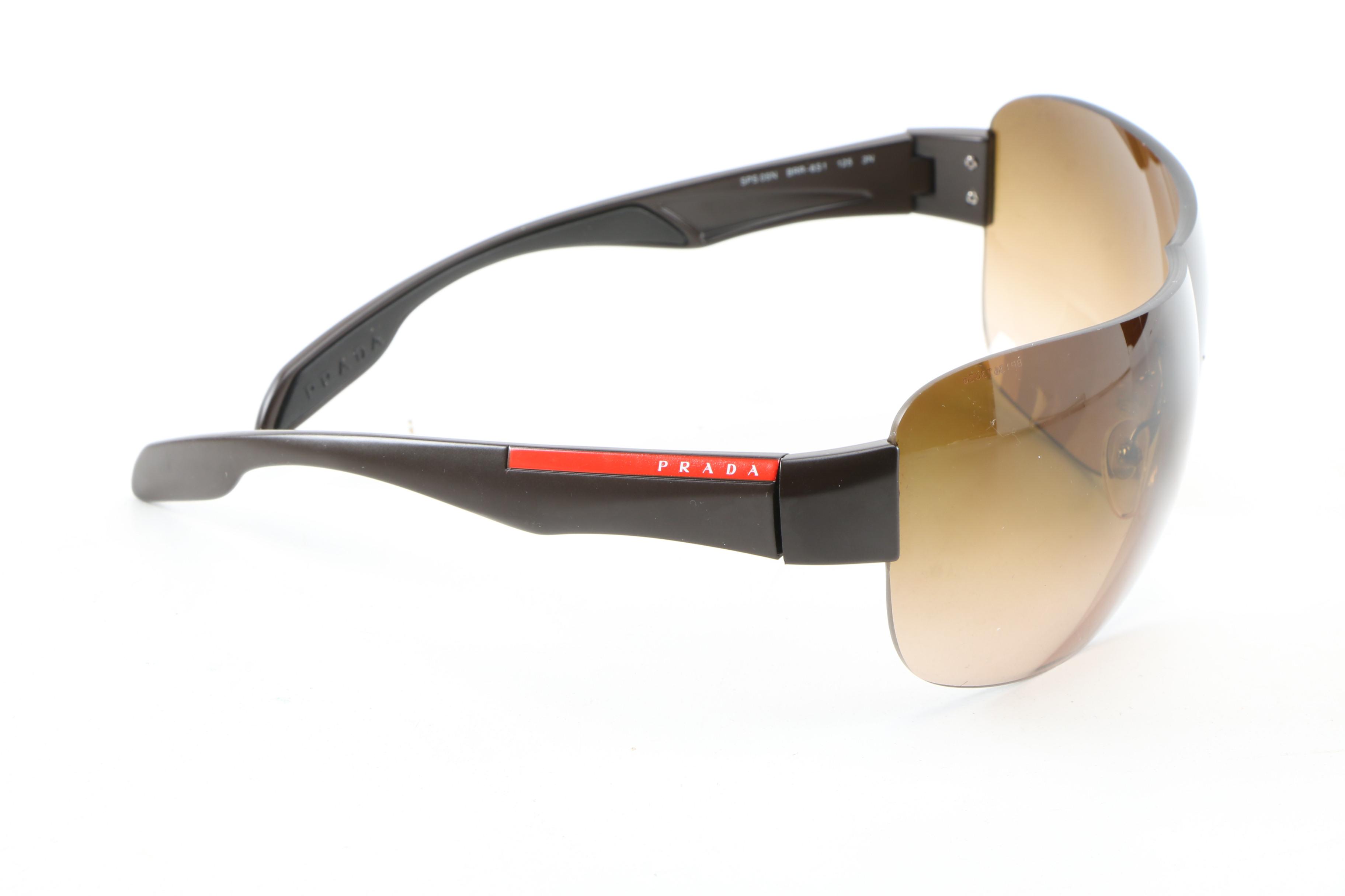 Prada Sport SPS 05N Shield Sunglasses with Case