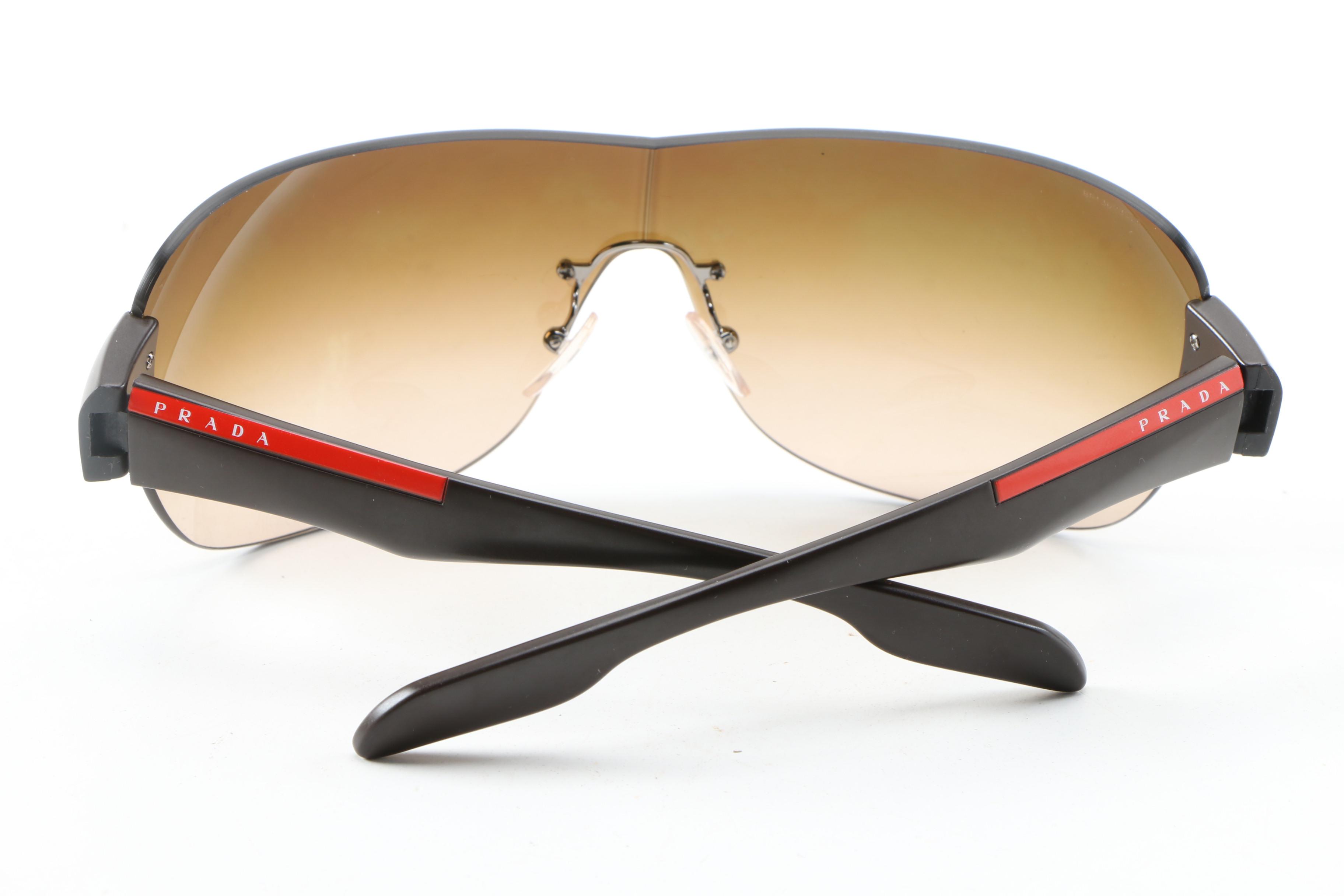 Prada Sport SPS 05N Shield Sunglasses with Case