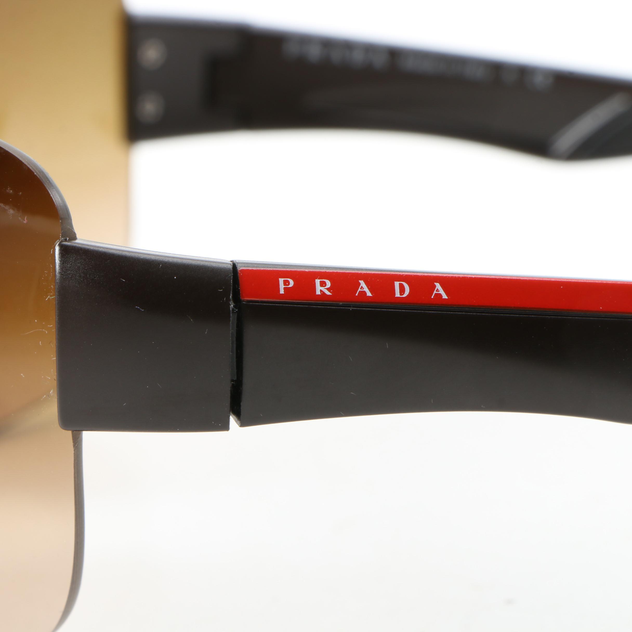 Prada Sport SPS 05N Shield Sunglasses with Case