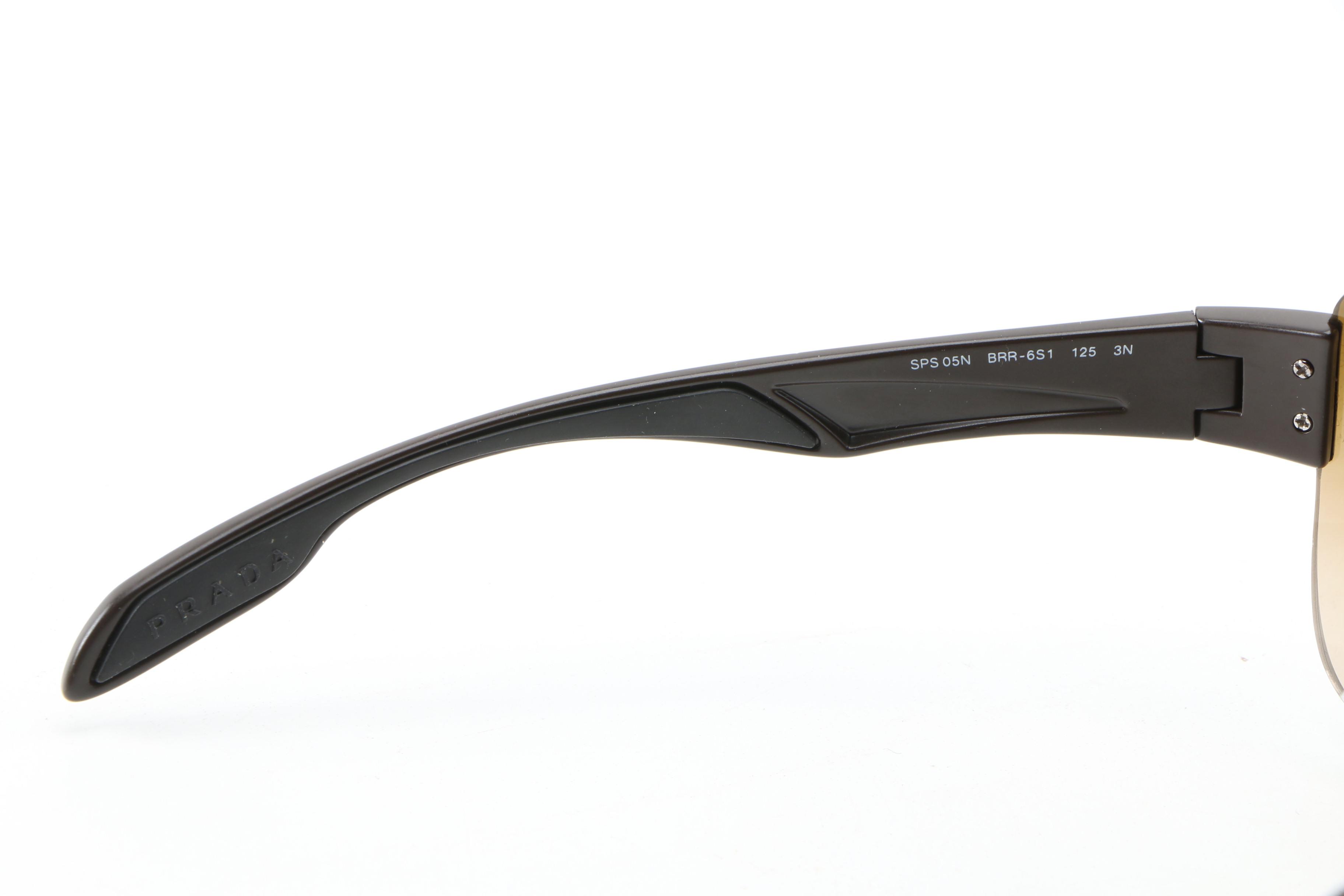 Prada Sport SPS 05N Shield Sunglasses with Case