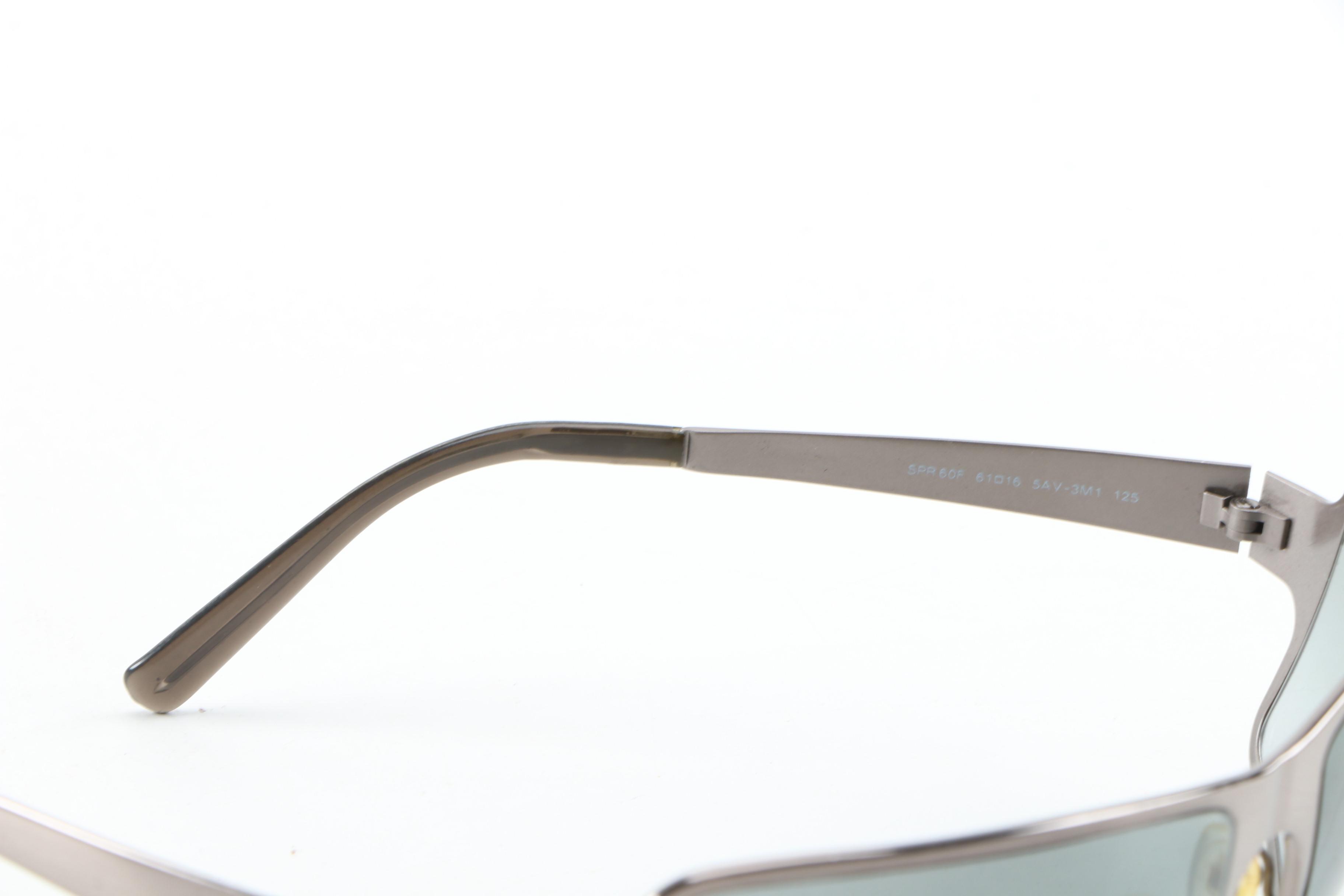 Prada SPR 60F Metallic Sport Sunglasses with Case