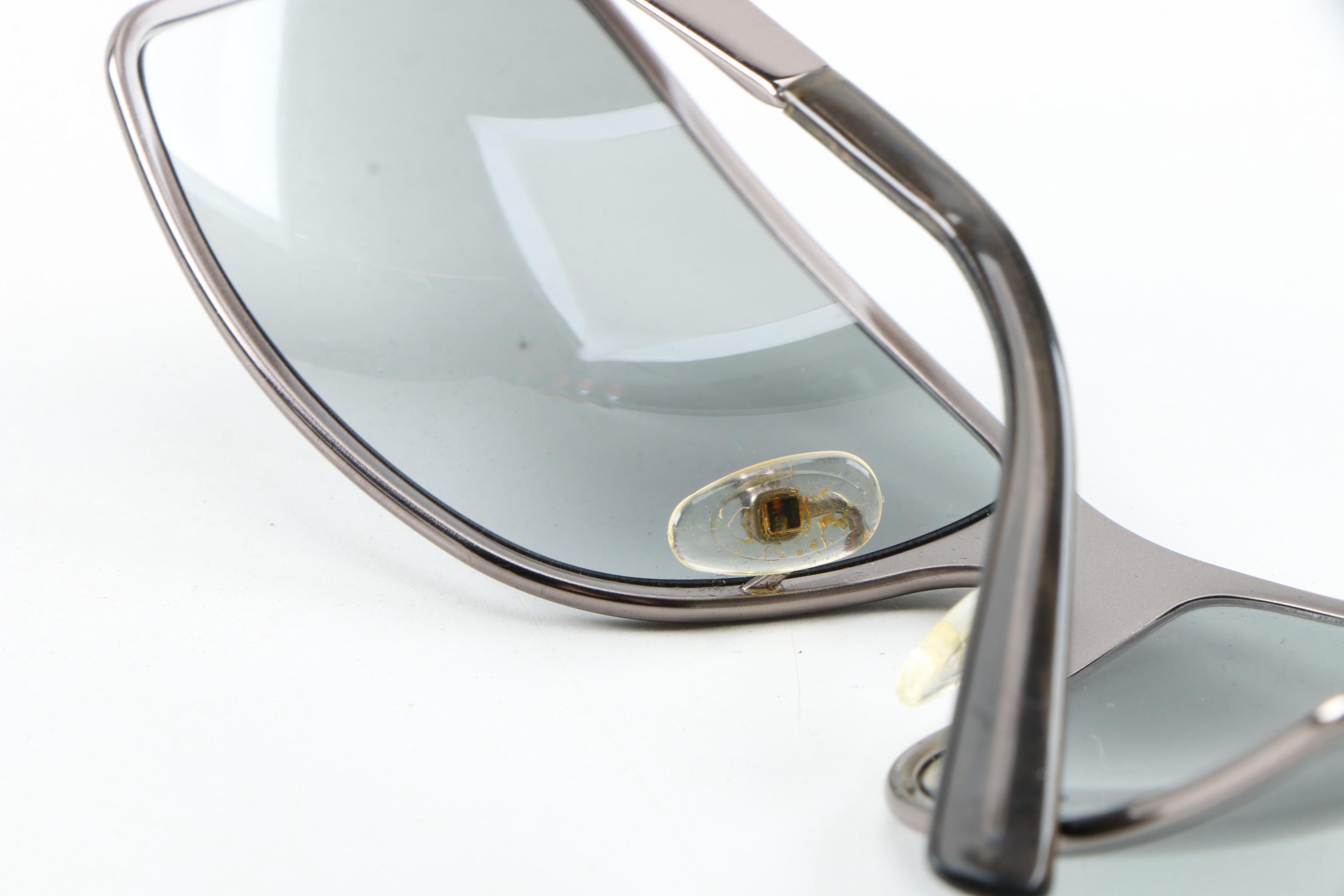 Prada SPR 60F Metallic Sport Sunglasses with Case