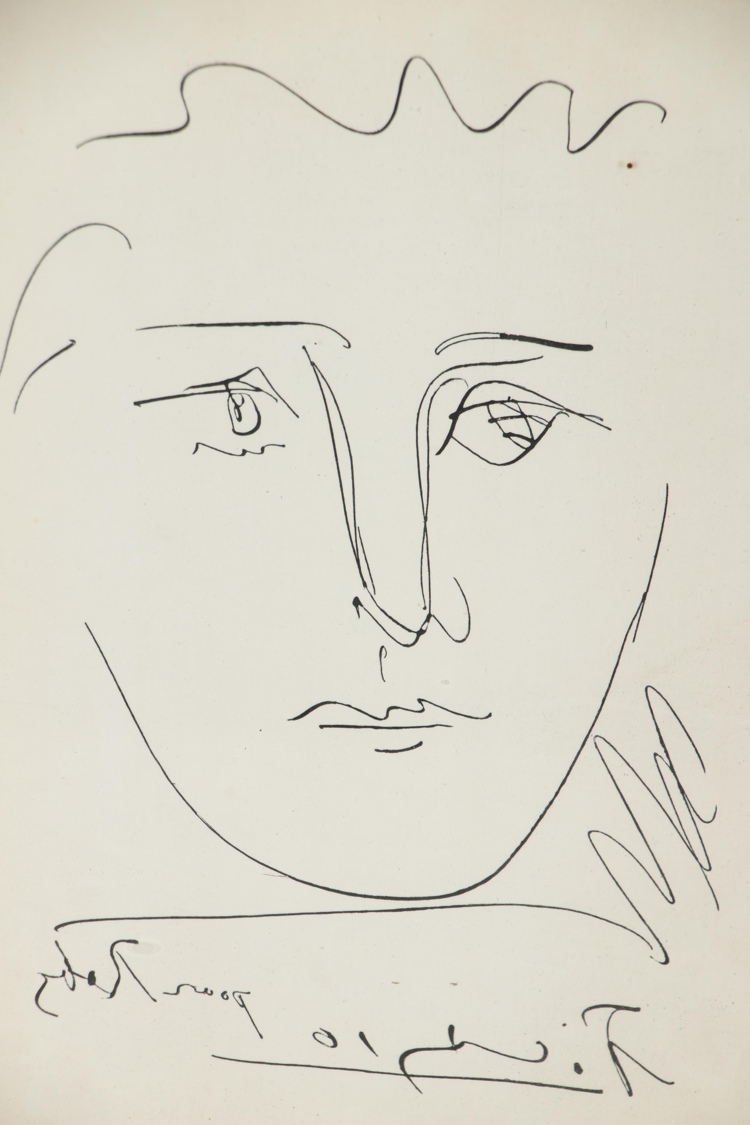 Restrike Etching after Pablo Picasso "L'Age du Soleil (Pour Roby)"